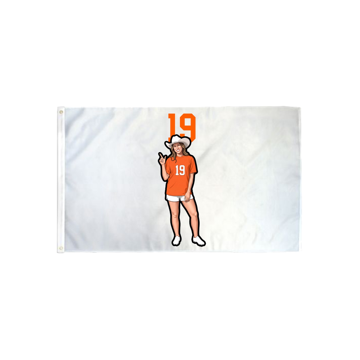 3x5 Flag — Number Top in Classic