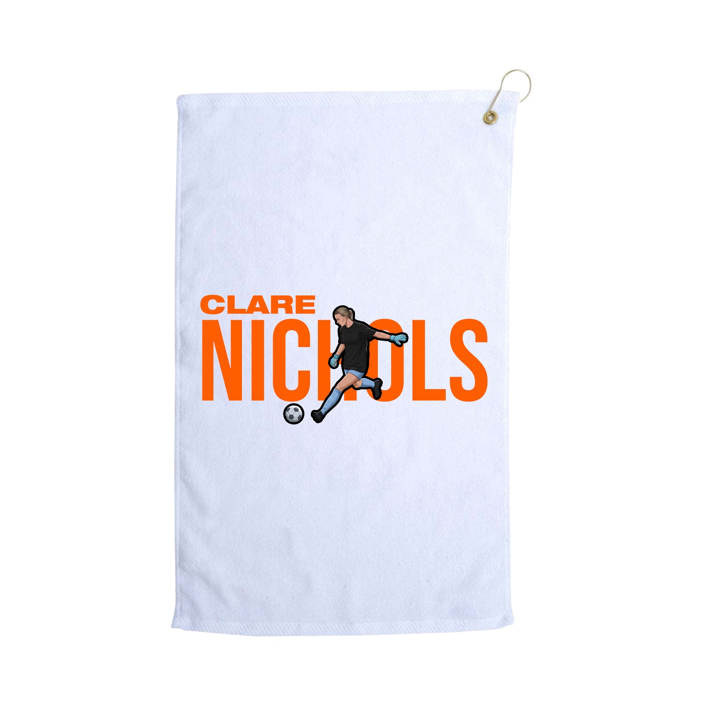Golf Towel — Player Name in White