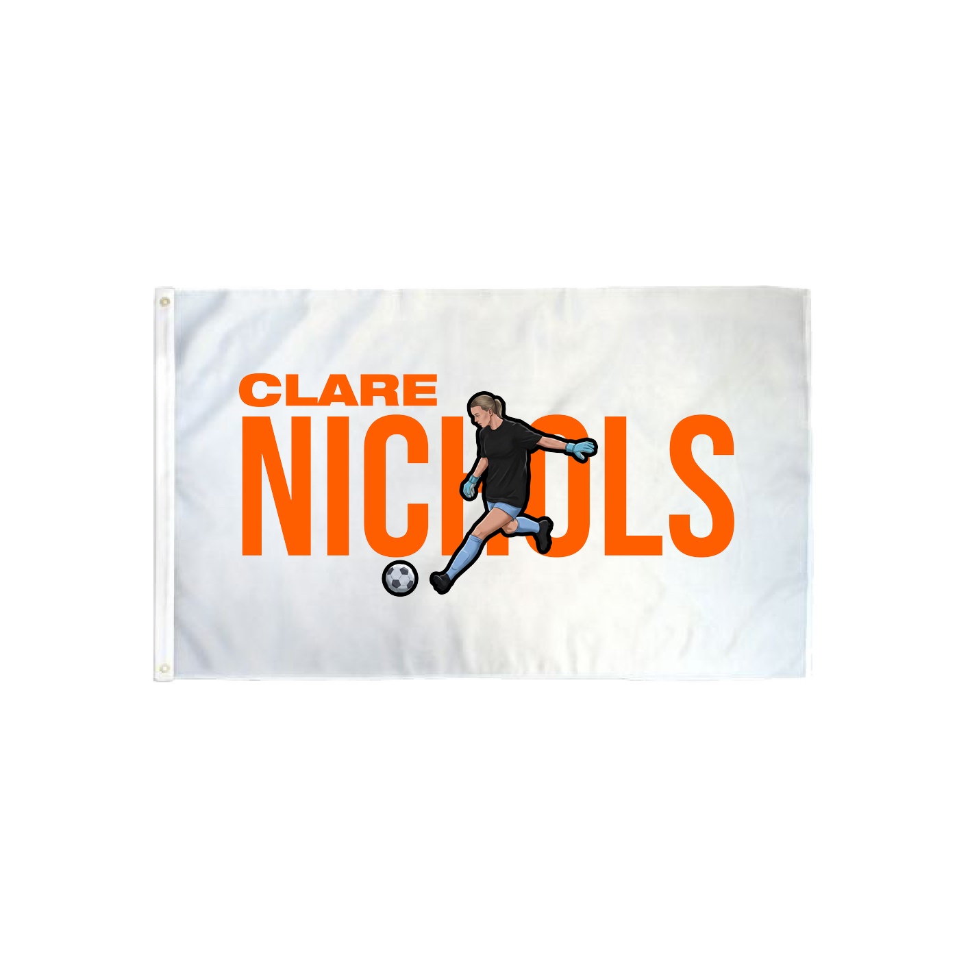 3x5 Flag — Player Name in Classic