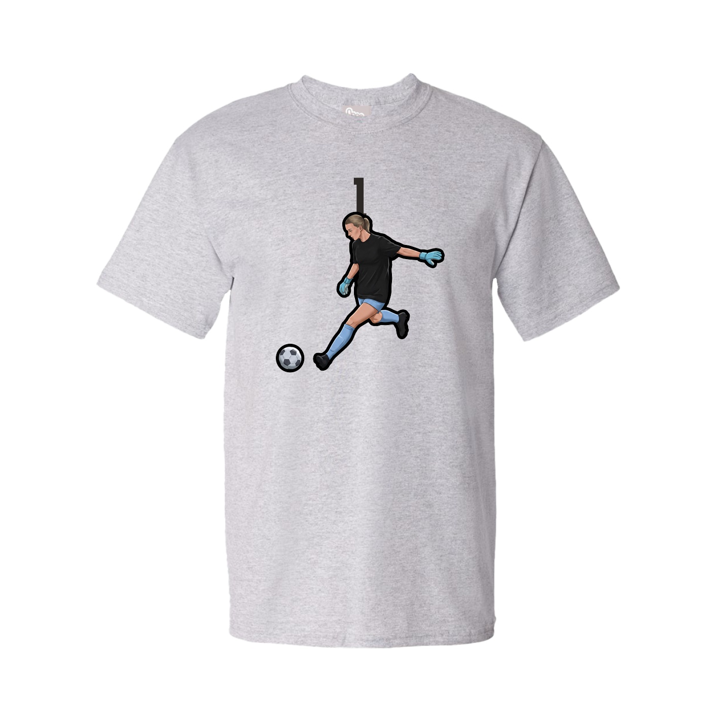 Tee — Number Top in Grey