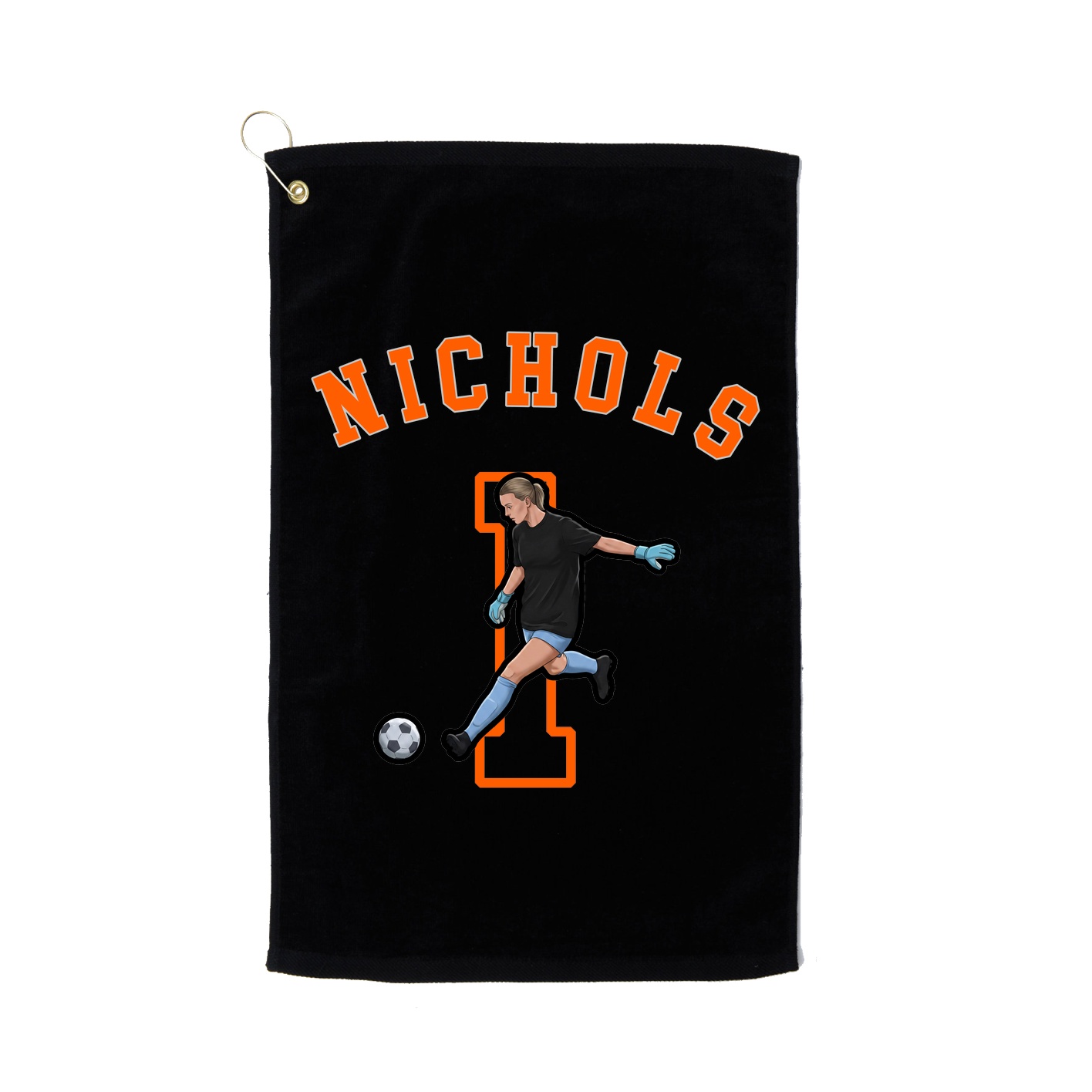 Golf Towel — Shirsey Arch in Black