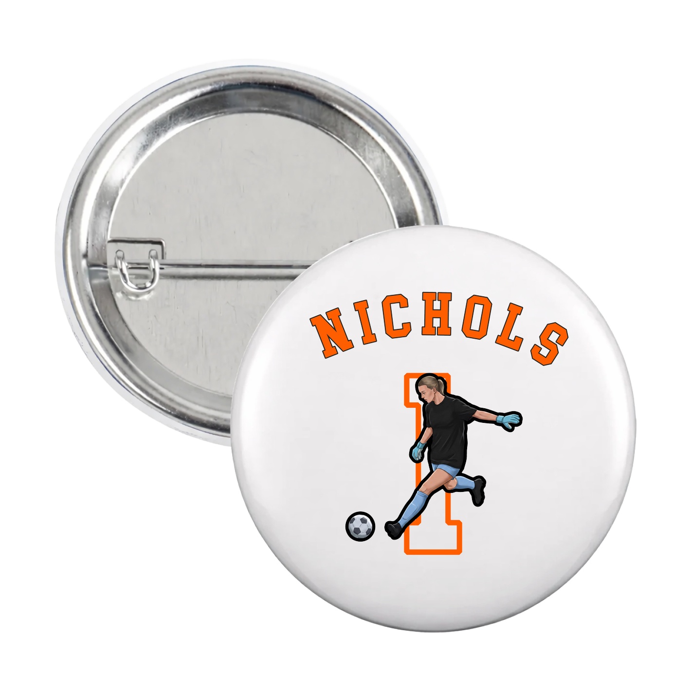 Game Day Button — Shirsey Arch in White