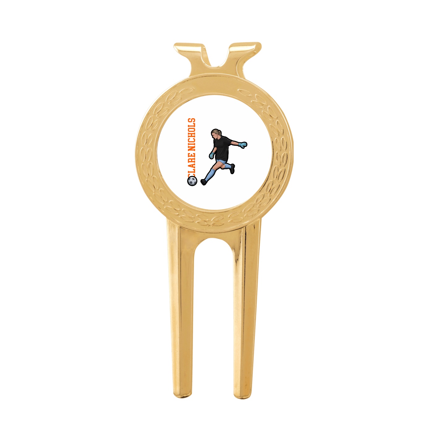 Divot Tool with Ball Marker — Name Vertical in Classic
