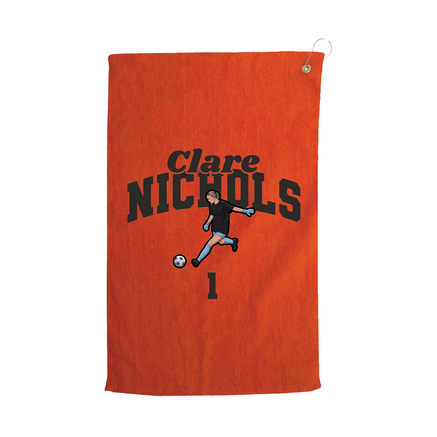 Golf Towel — Signature Arch in Orange