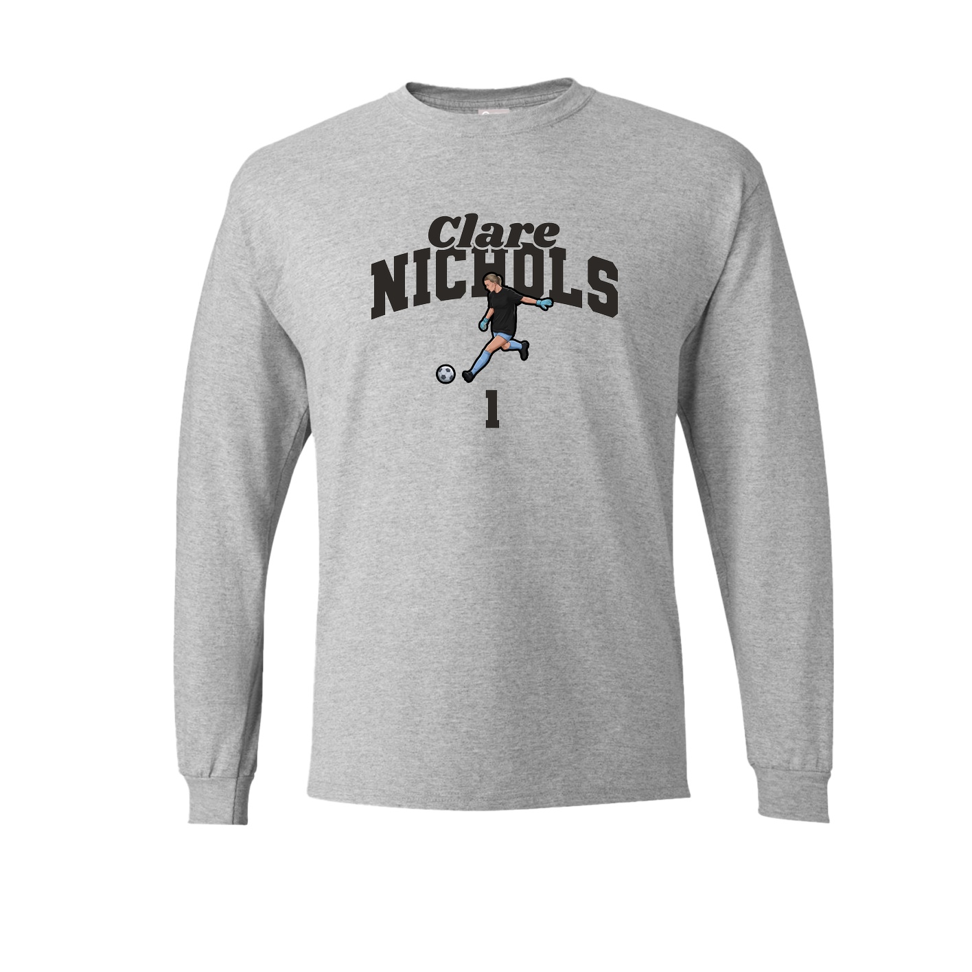 Long Sleeve Tee — Signature Arch in Grey