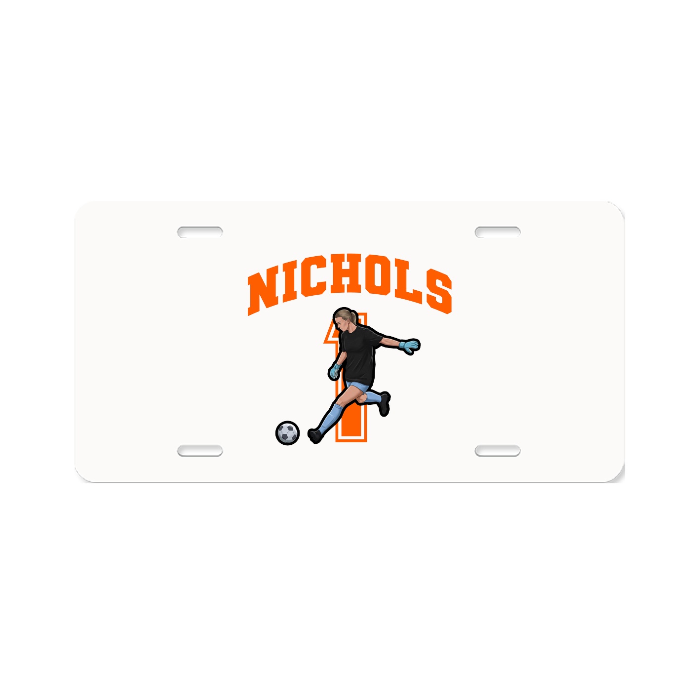 License Plate — Number in Classic
