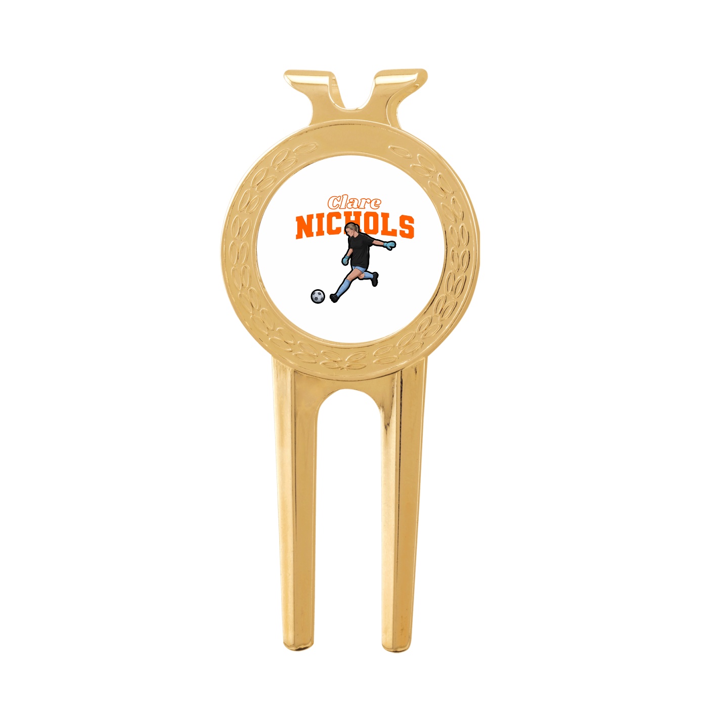 Divot Tool with Ball Marker — Name Arch in Classic