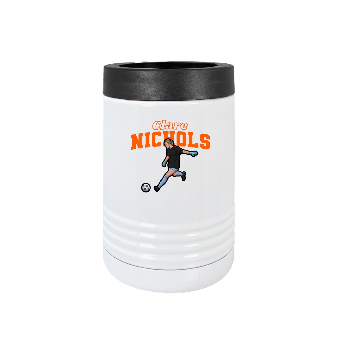 Beverage Holder — Name Arch in White
