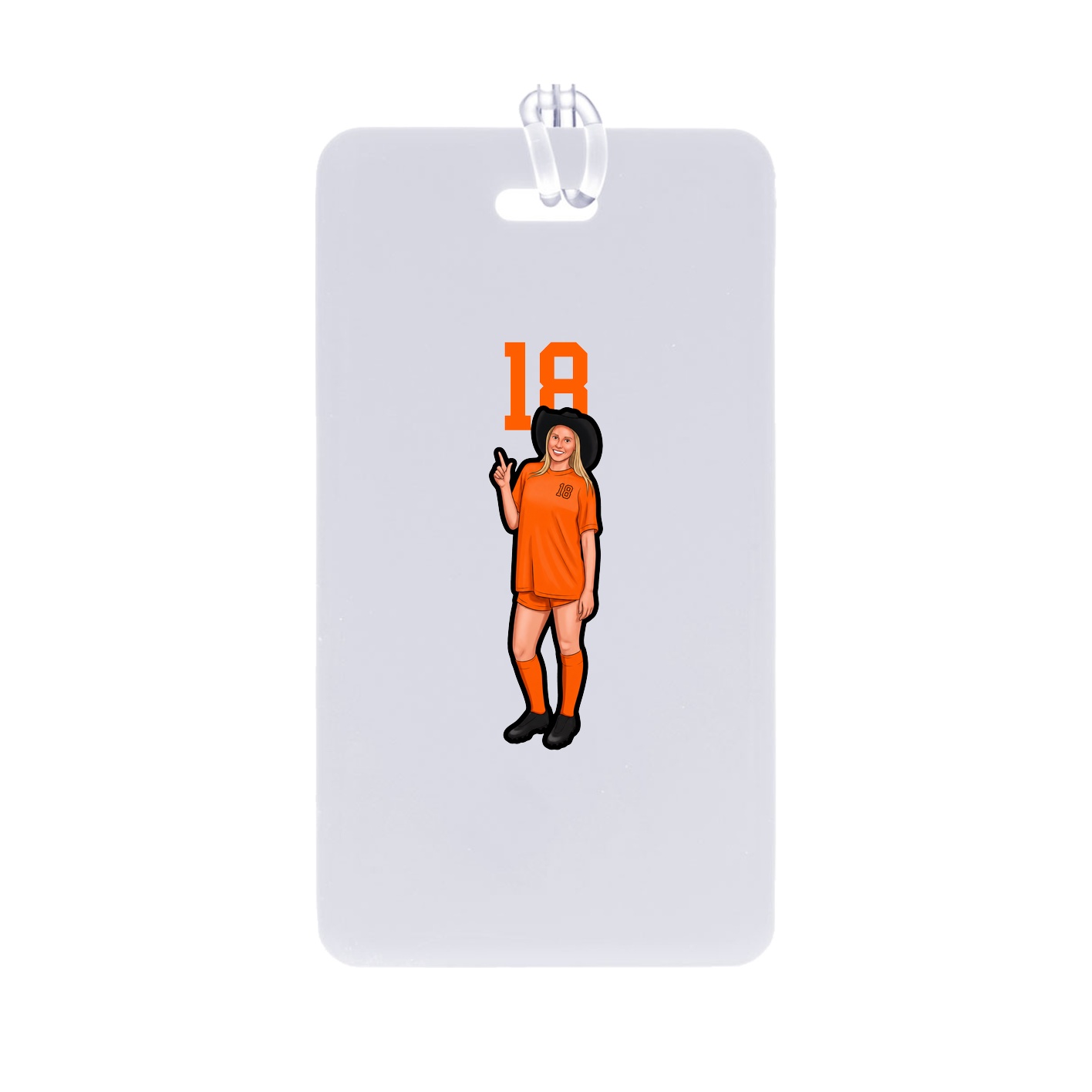 Bag Tag — Number Top in Classic