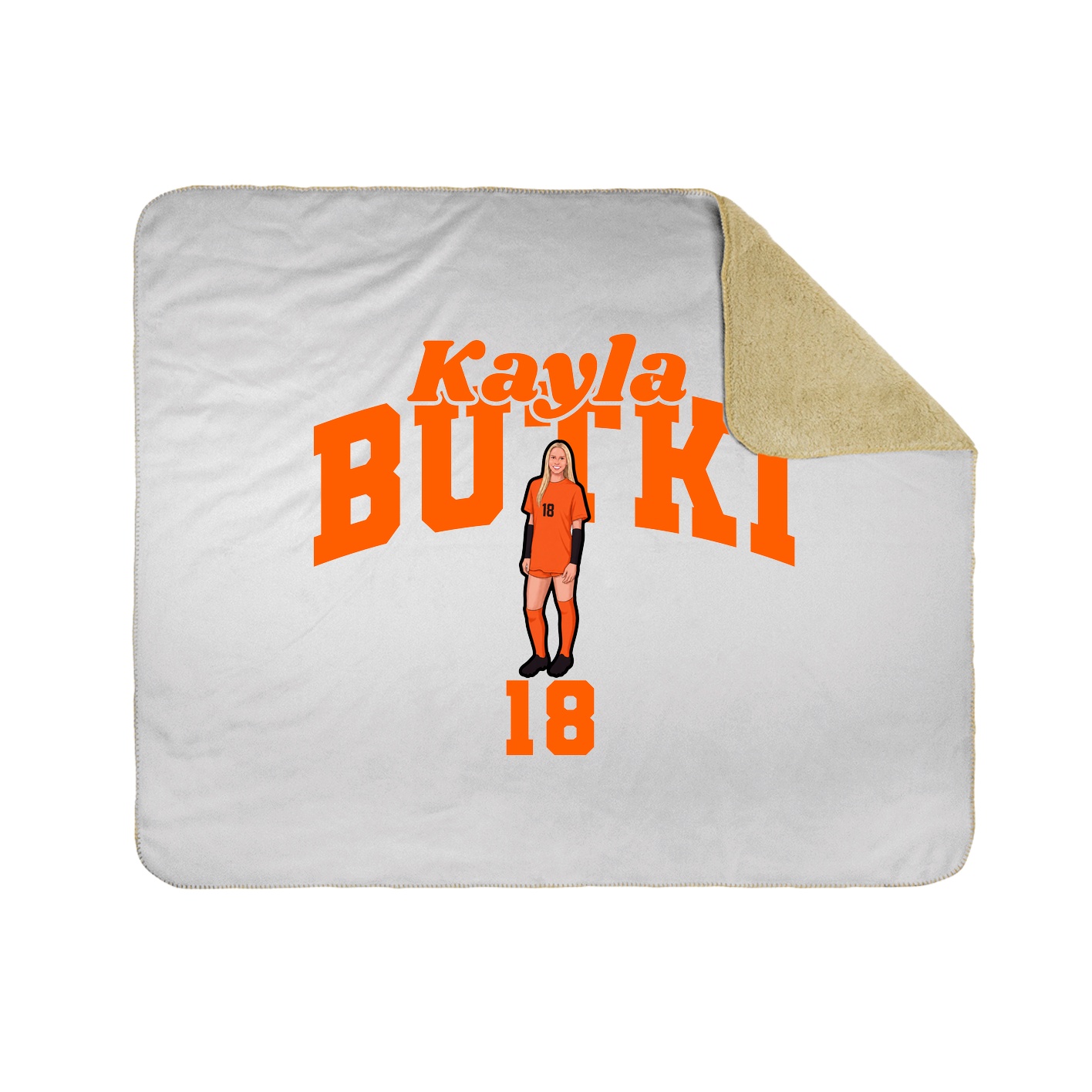 Throw Blanket — Signature Arch in White