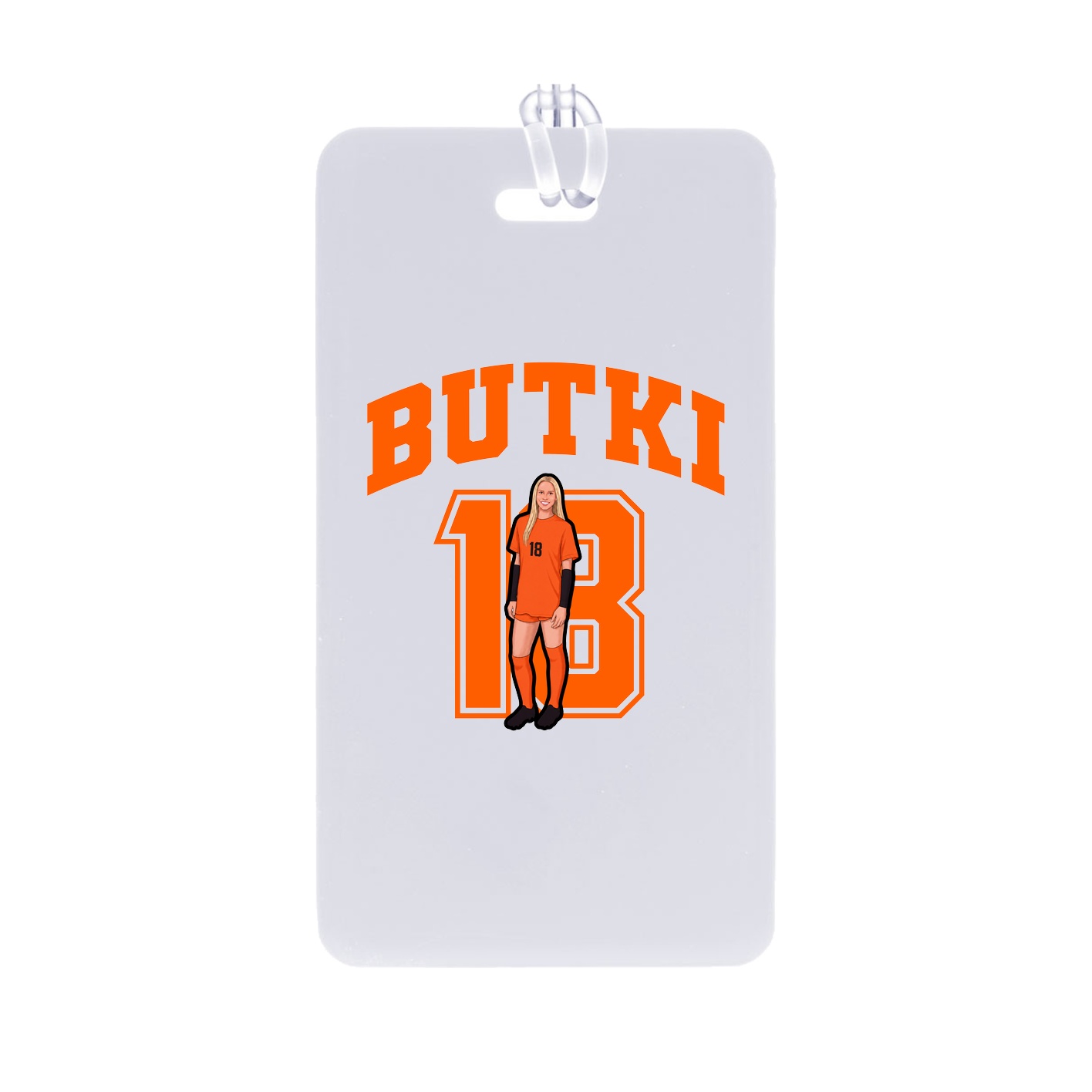 Bag Tag — Number in Classic