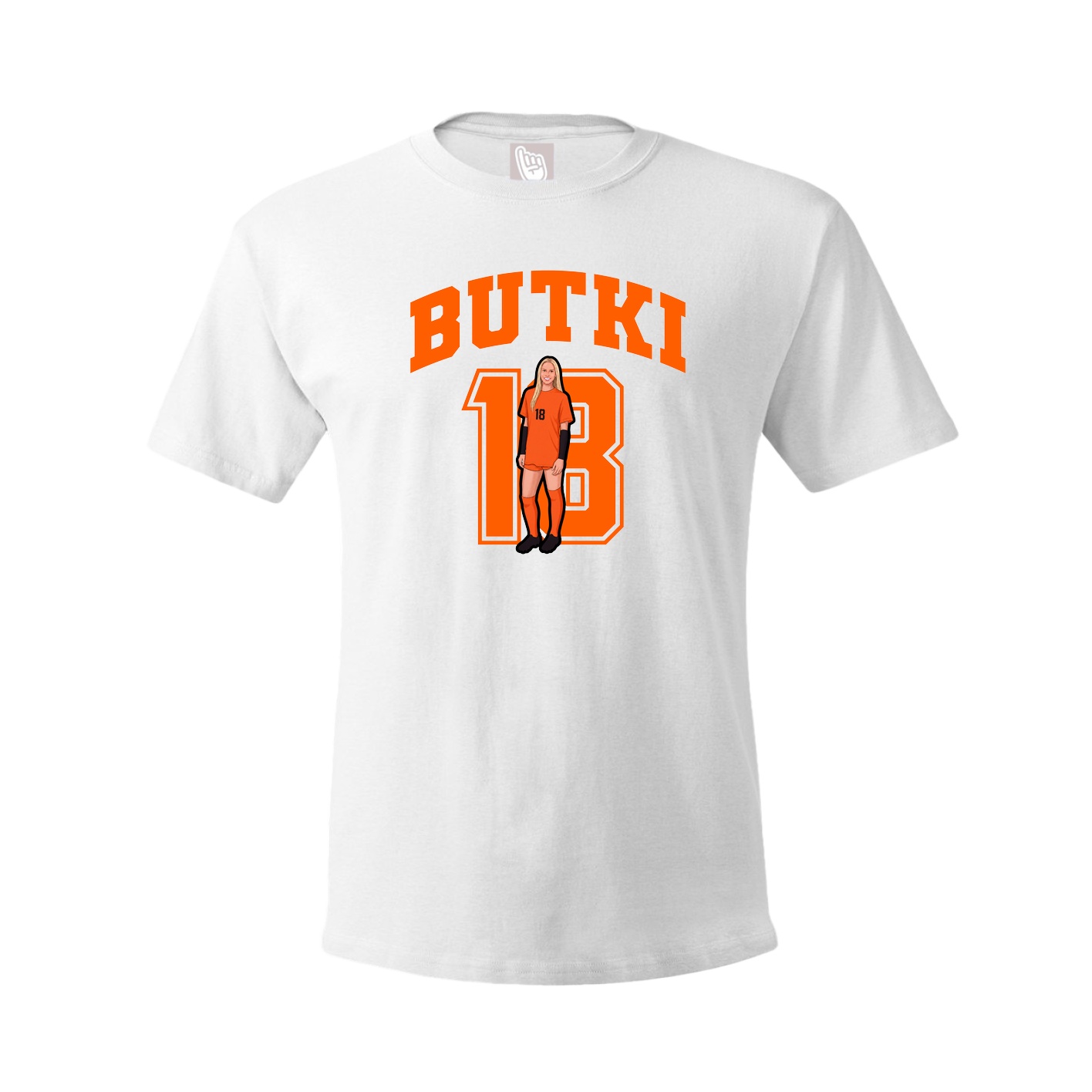 Tee — Number in White
