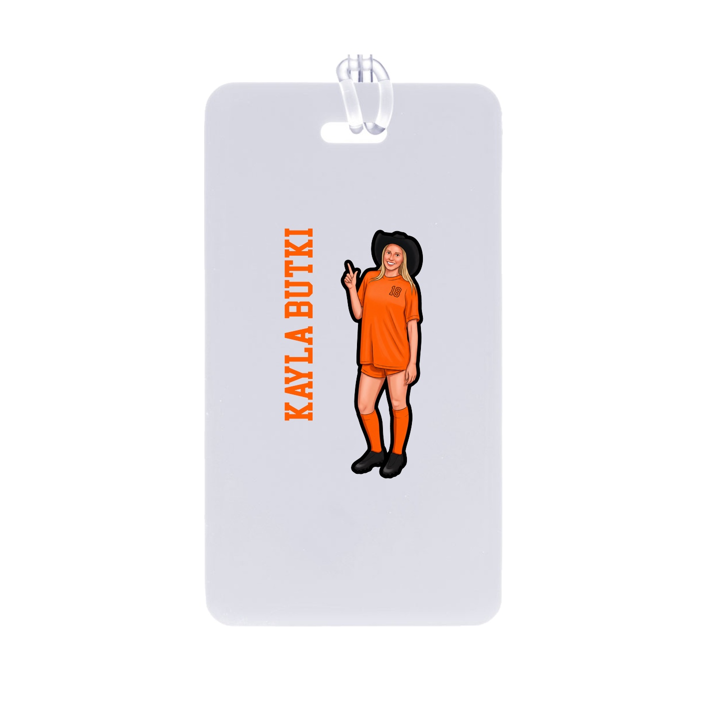 Bag Tag — Name Vertical in Classic