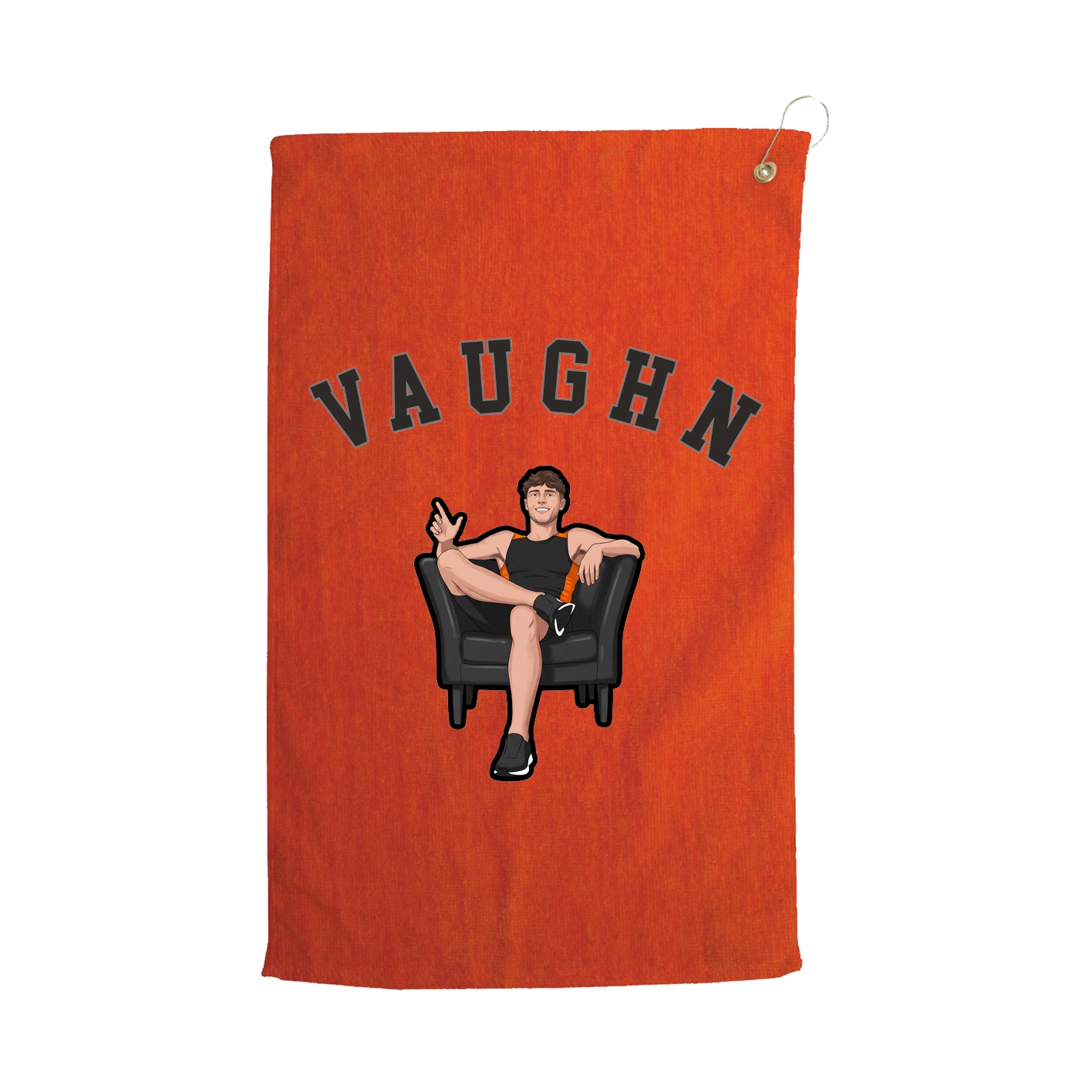Golf Towel — Shirsey Arch in Orange