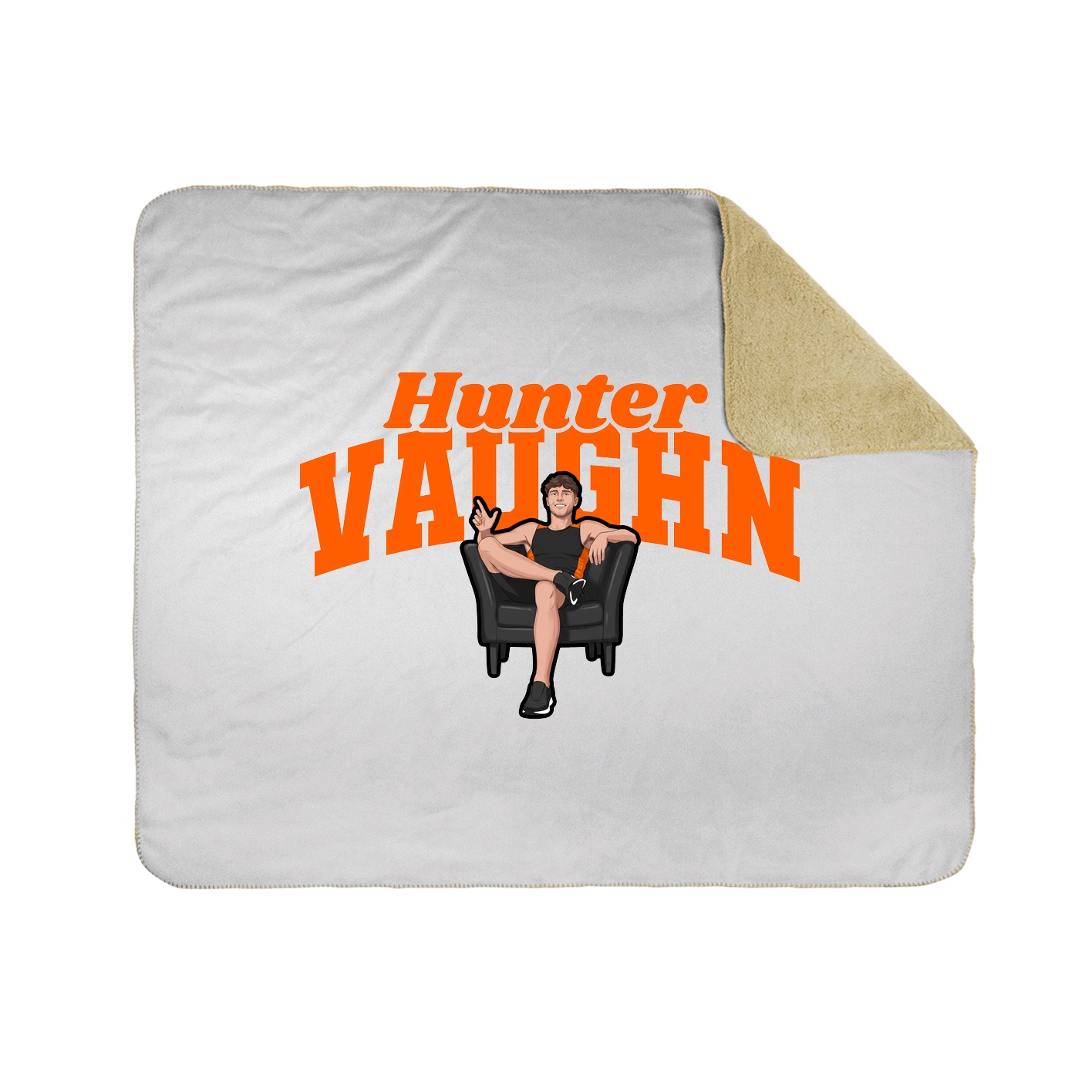 Throw Blanket — Signature Arch in White