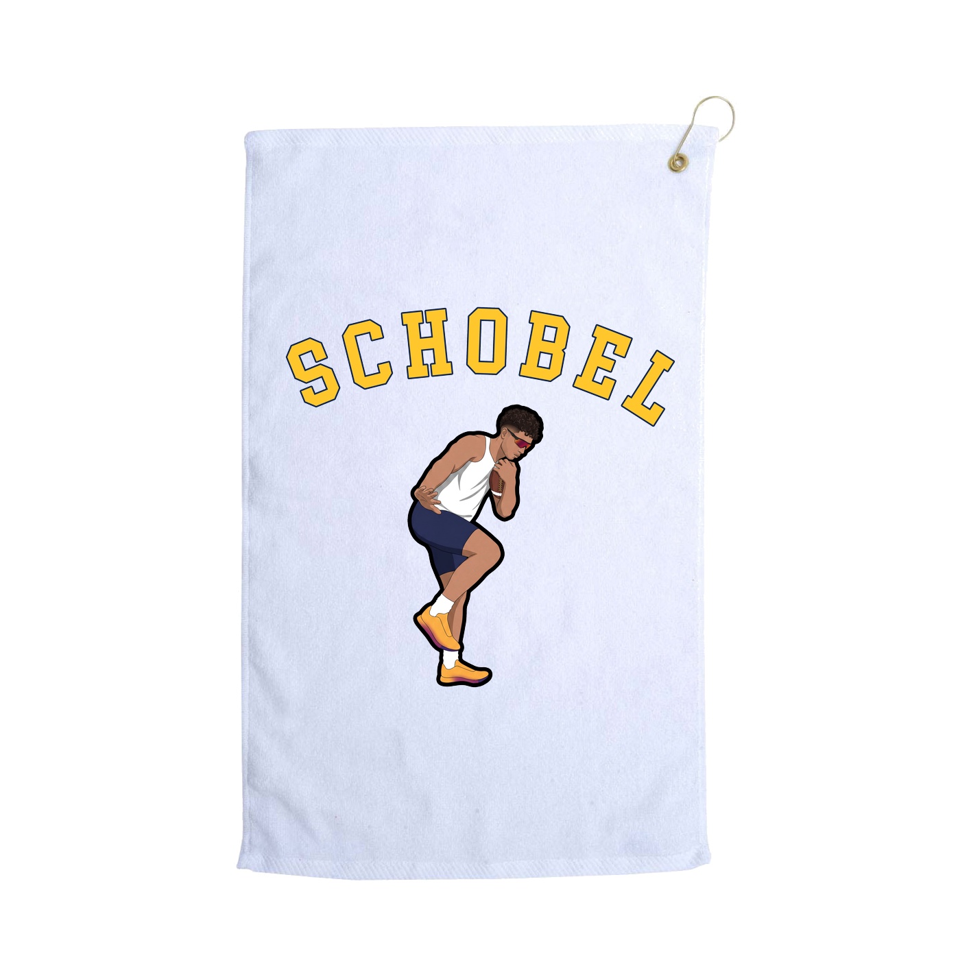 Golf Towel — Shirsey Arch in White