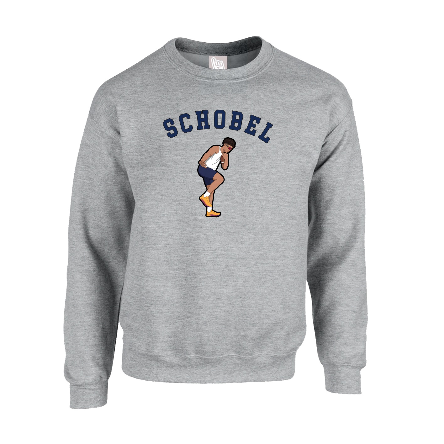 Fleece Crew — Shirsey Arch in Grey