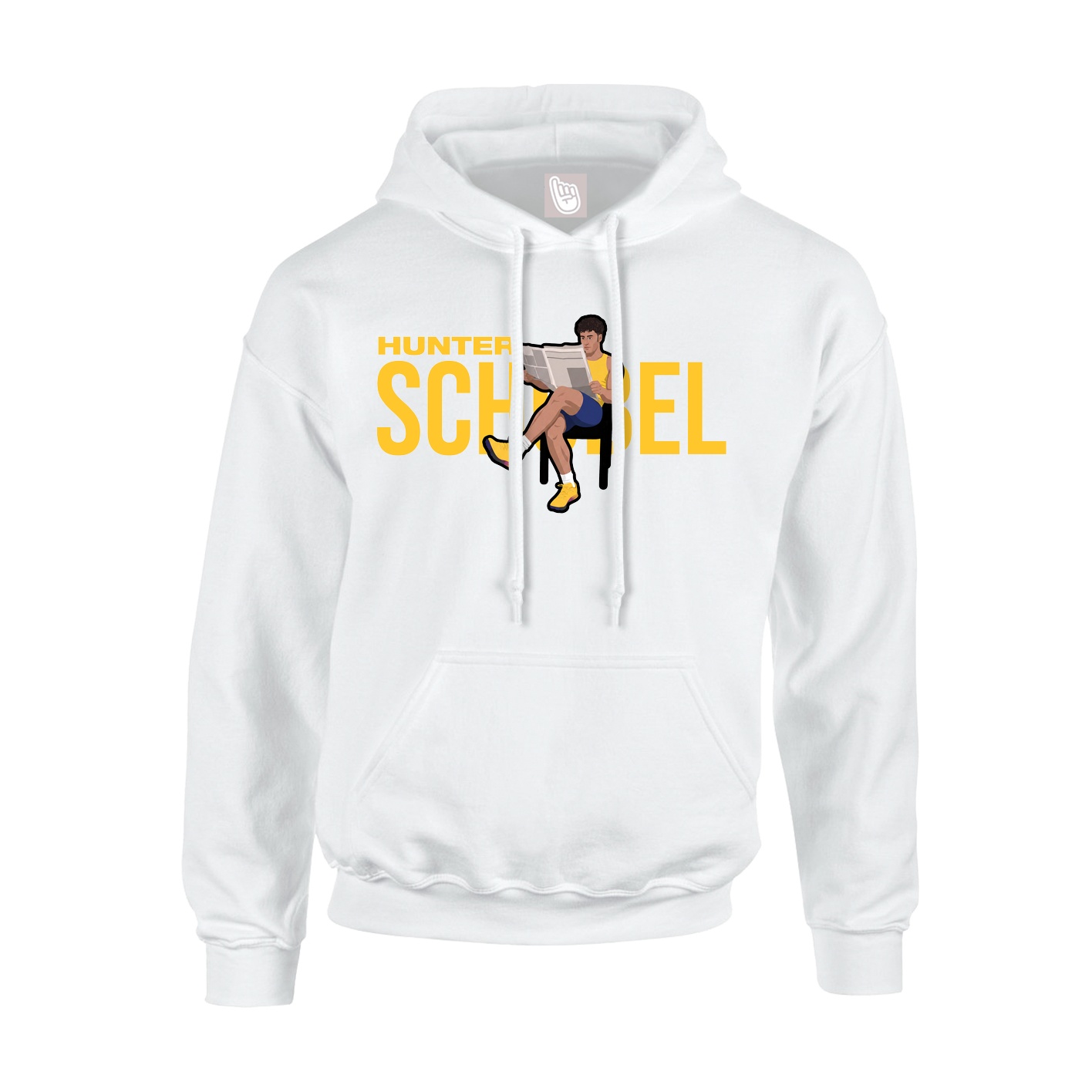 Youth Hoodie — Player Name in White