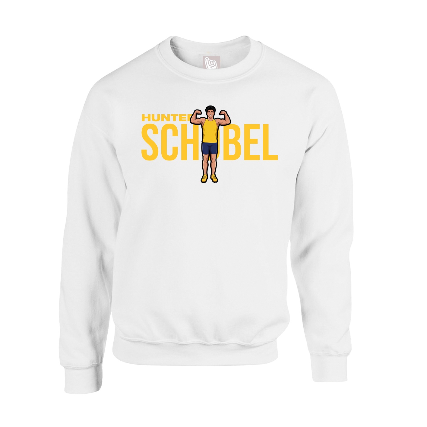 Fleece Crew — Player Name in White