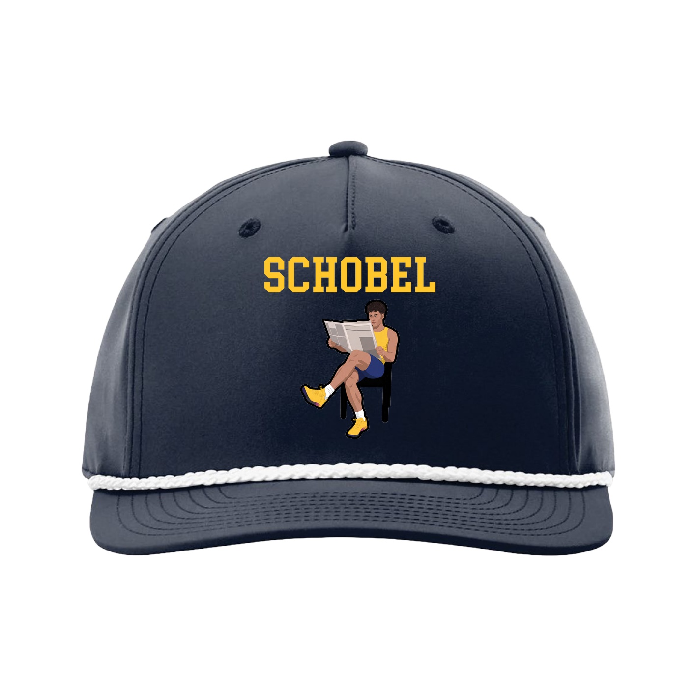 Five-Panel Classic Rope Cap — Shirsey in Navy