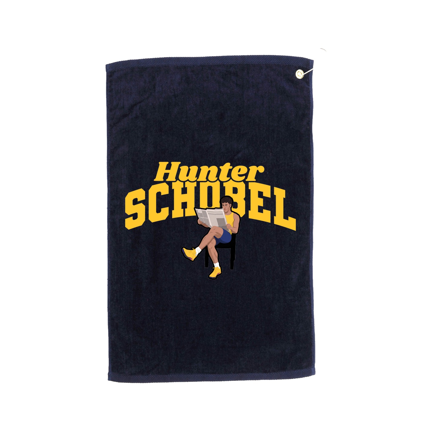 Golf Towel — Signature Arch in Navy