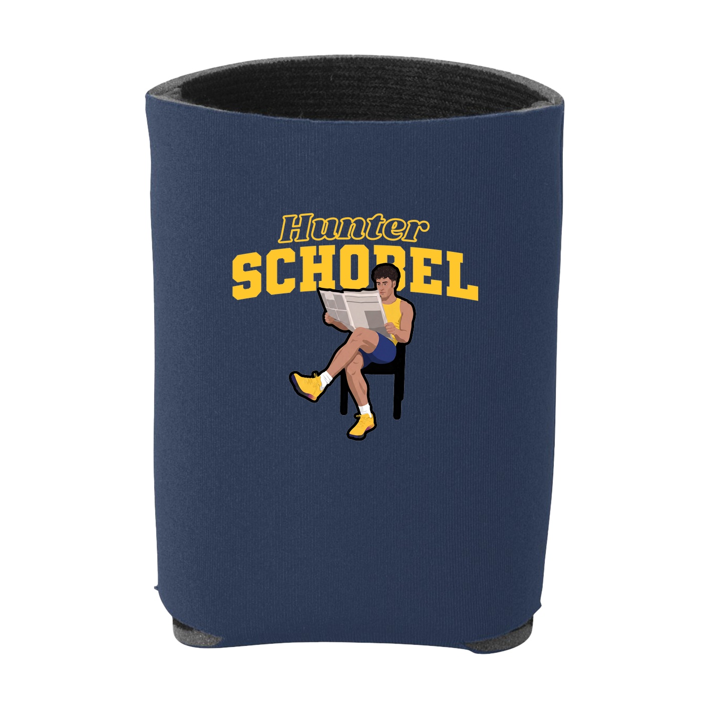Can Holder — Name Arch in Navy