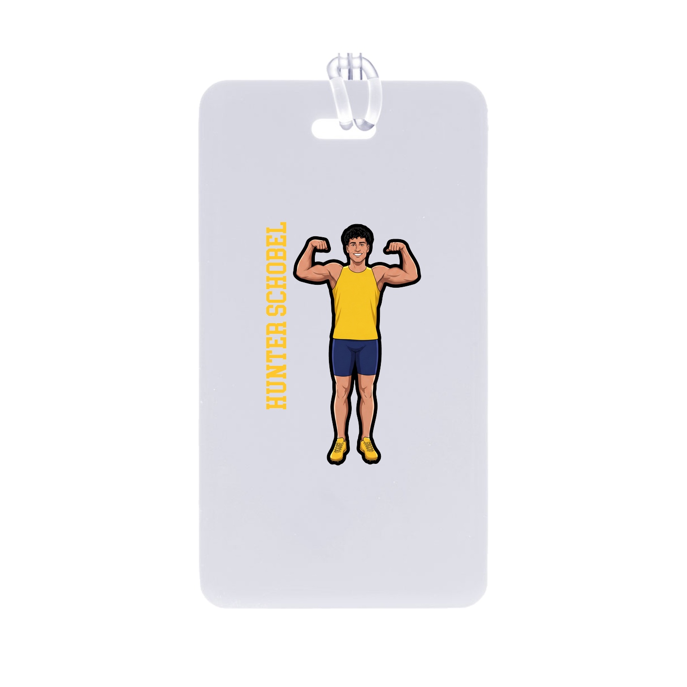 Bag Tag — Name Vertical in Classic
