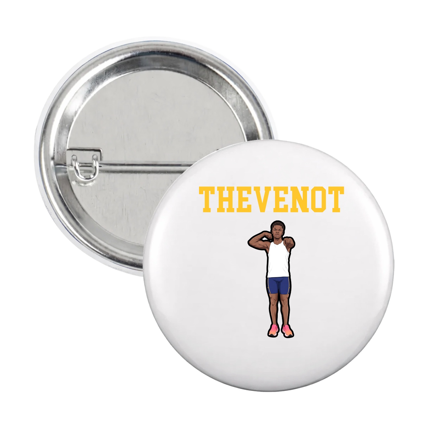Game Day Button — Shirsey in White