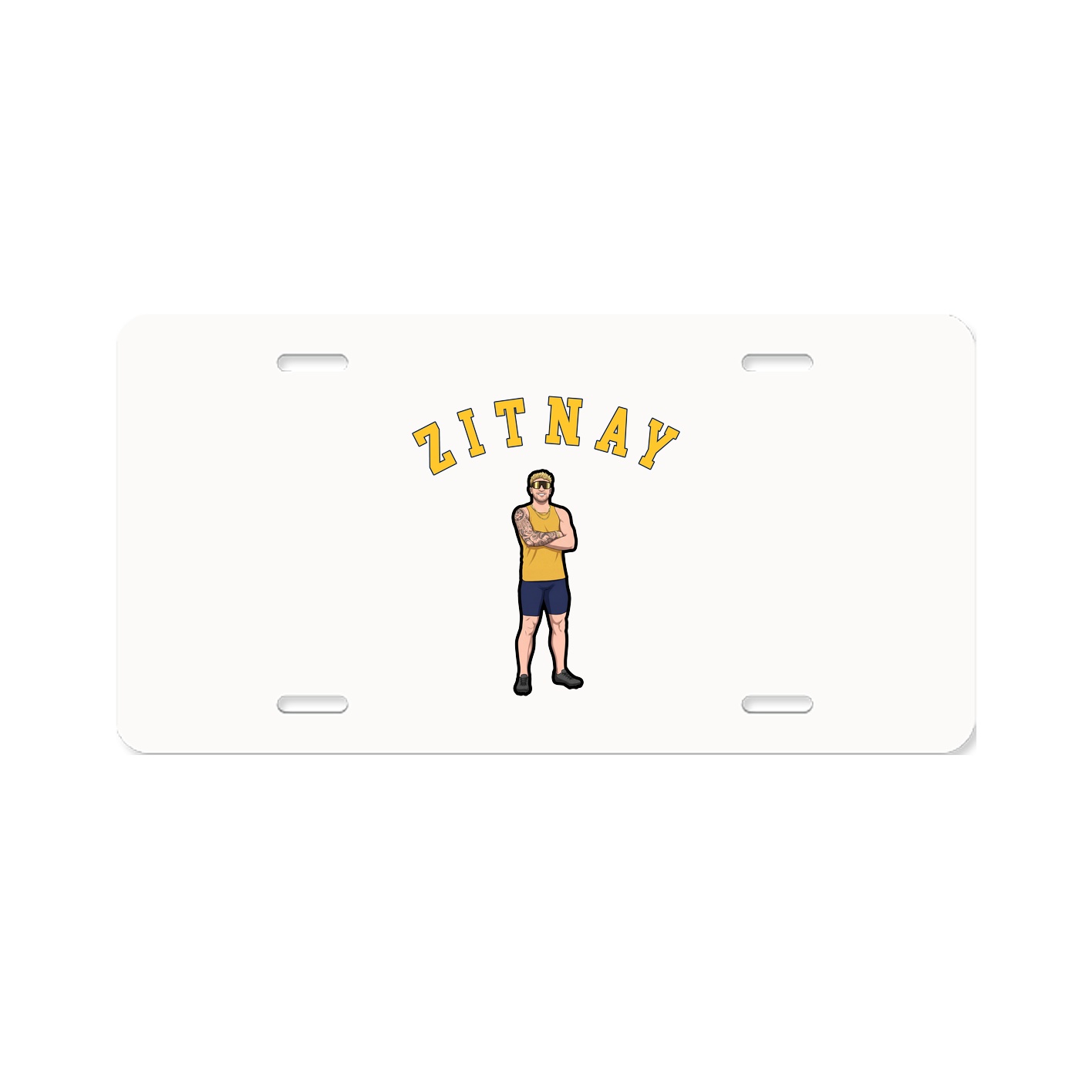 License Plate — Shirsey Arch in Classic