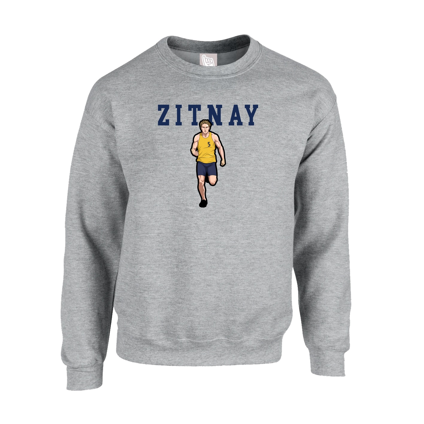 Fleece Crew — Shirsey in Grey