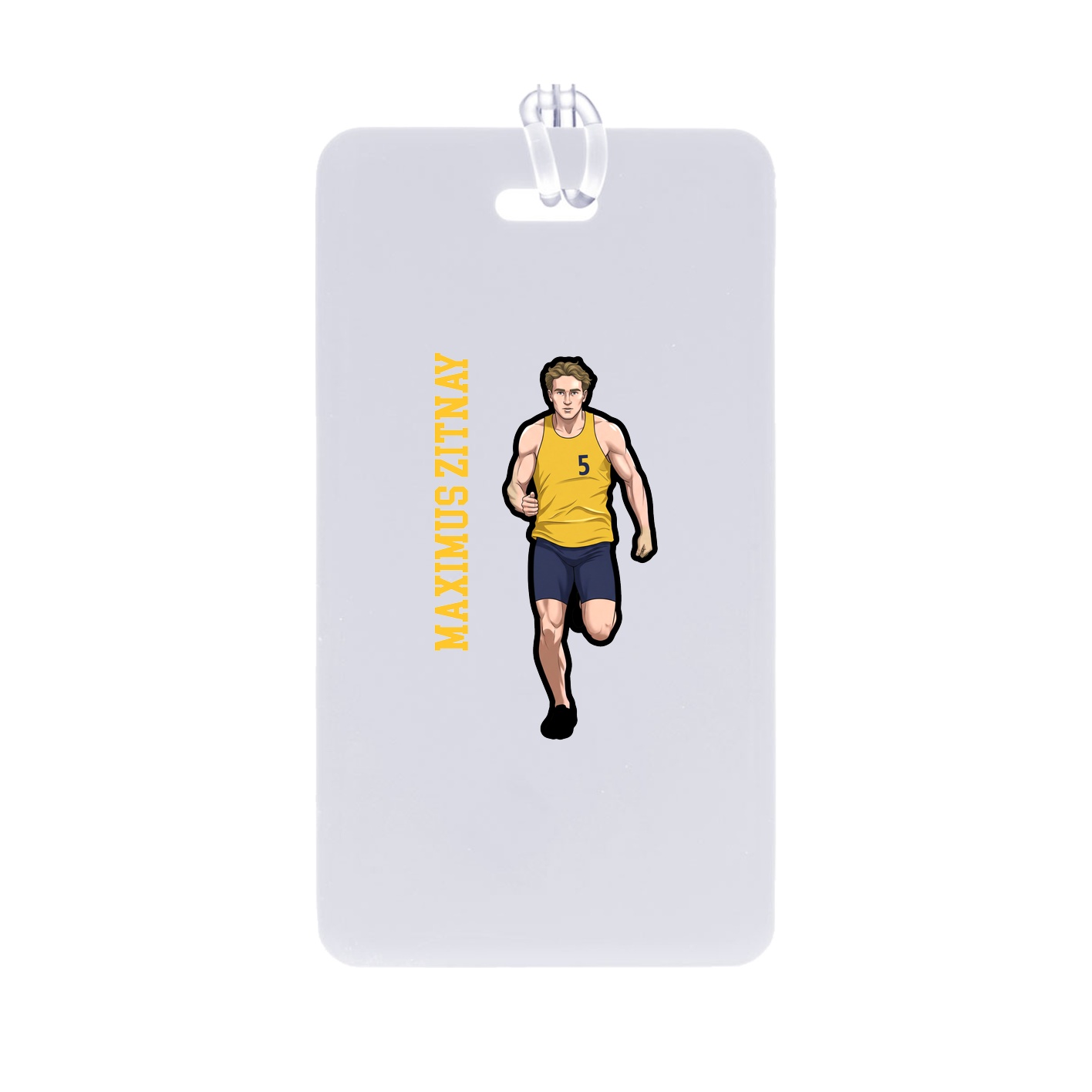 Bag Tag — Name Vertical in Classic