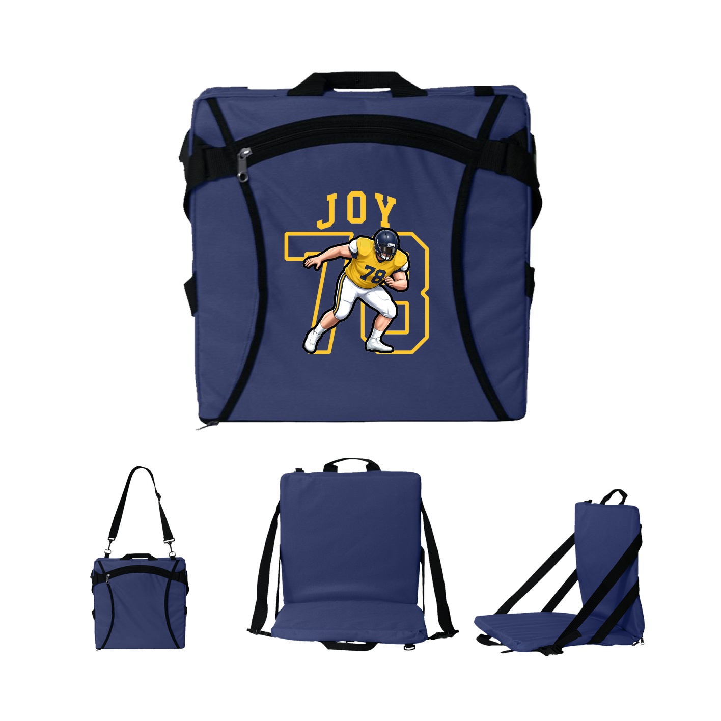 Folding Stadium Seat — Shirsey in Navy