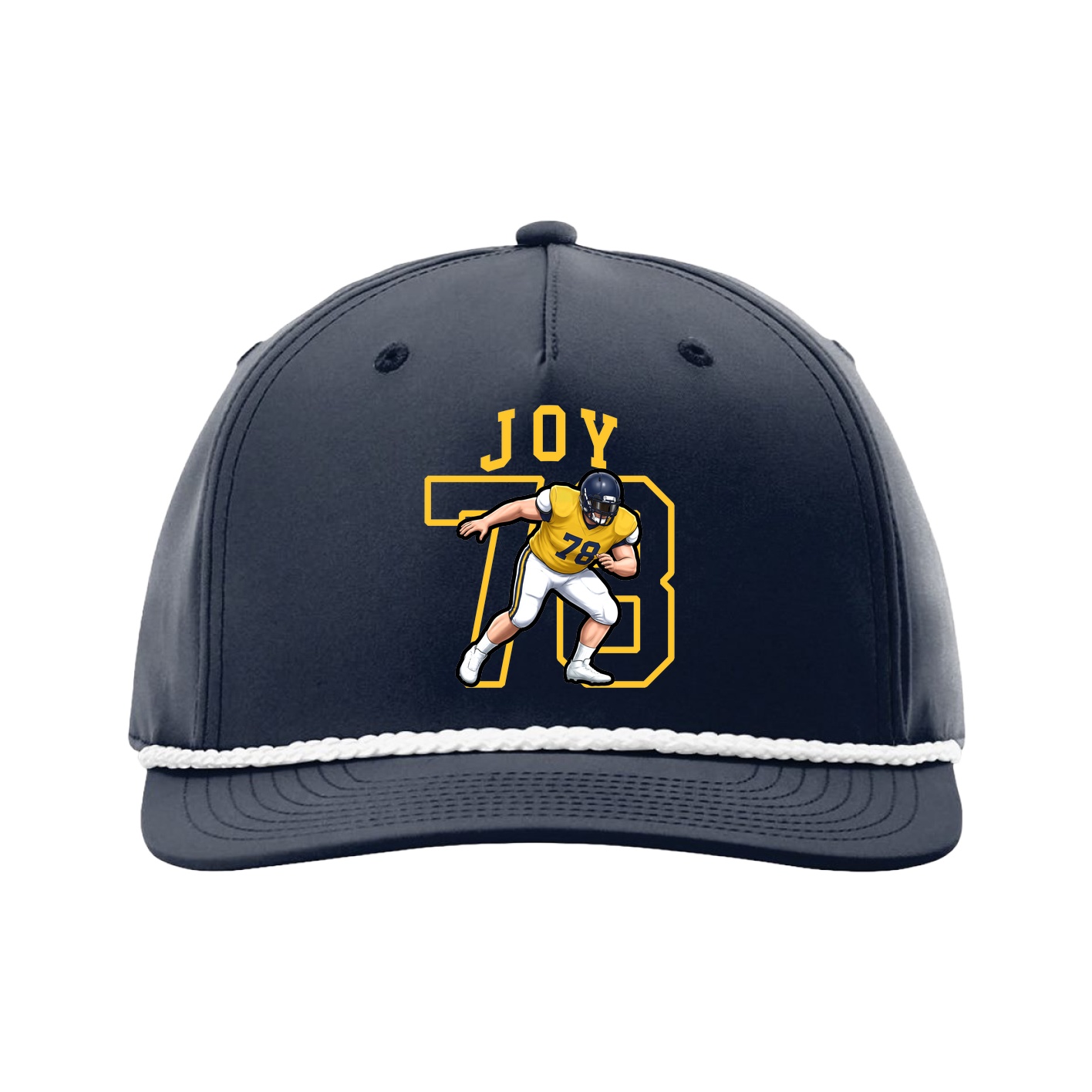 Five-Panel Classic Rope Cap — Shirsey in Navy