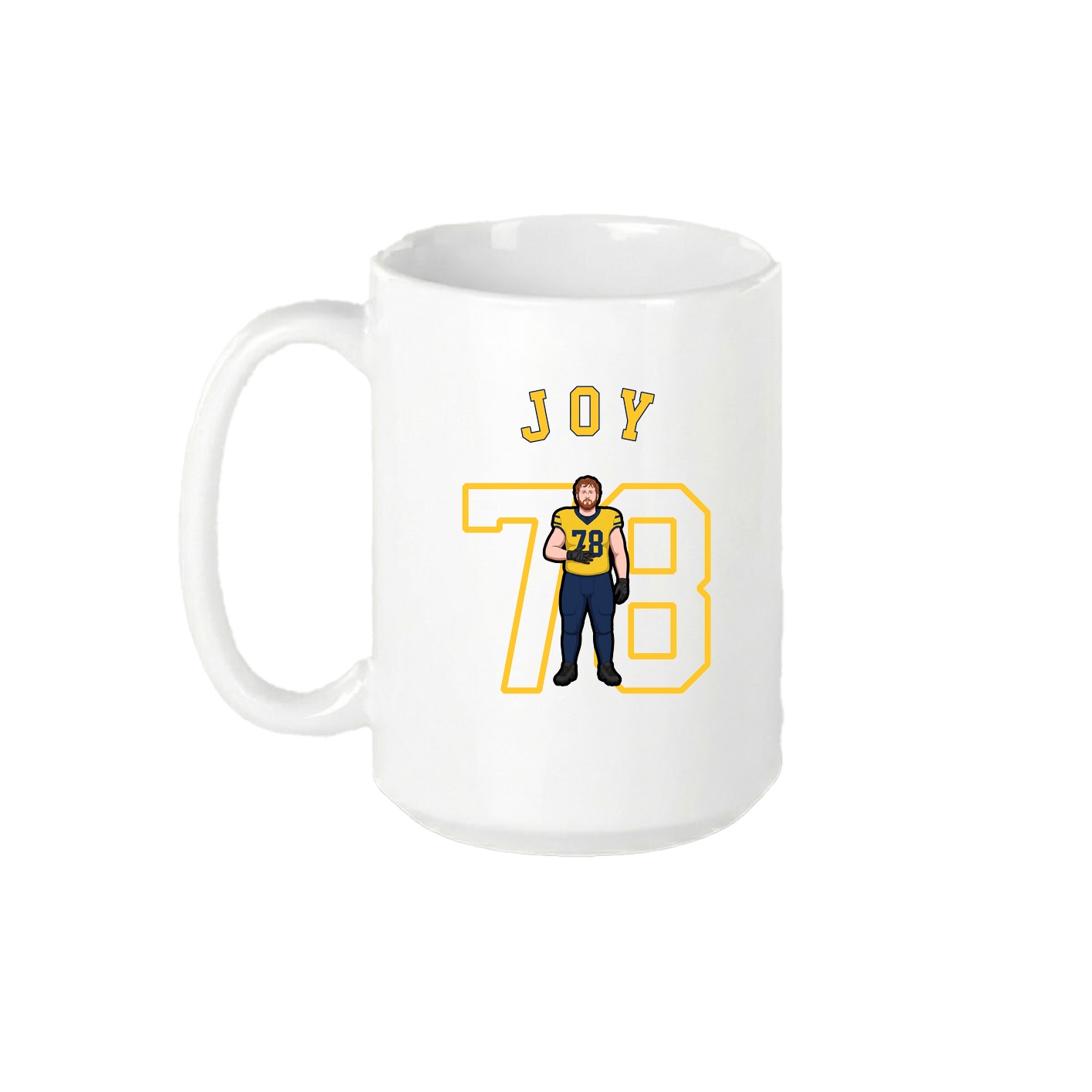15oz Coffee Mug — Shirsey Arch in White