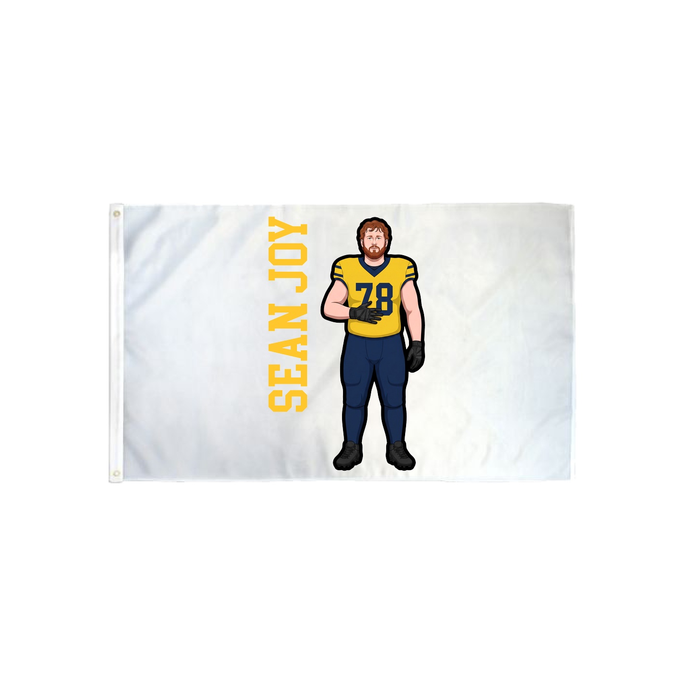 3x5 Flag — Name Vertical in Classic