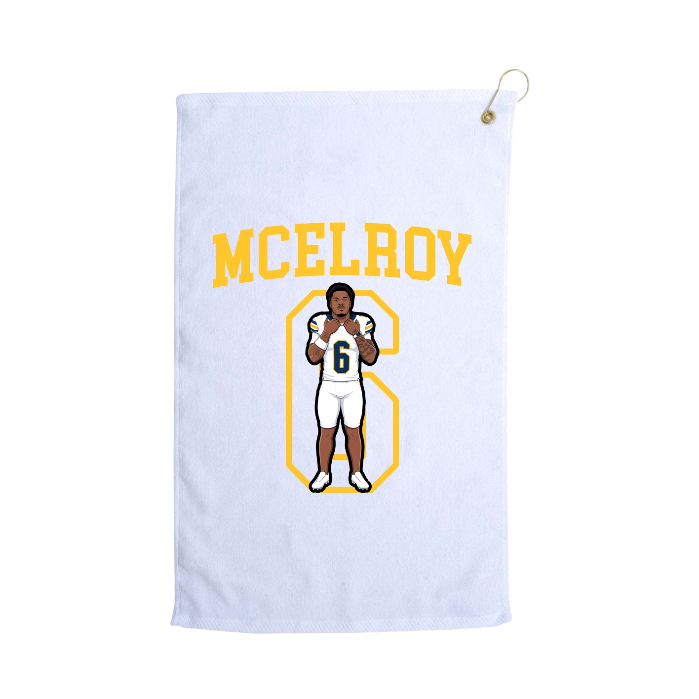 Golf Towel — Shirsey in White