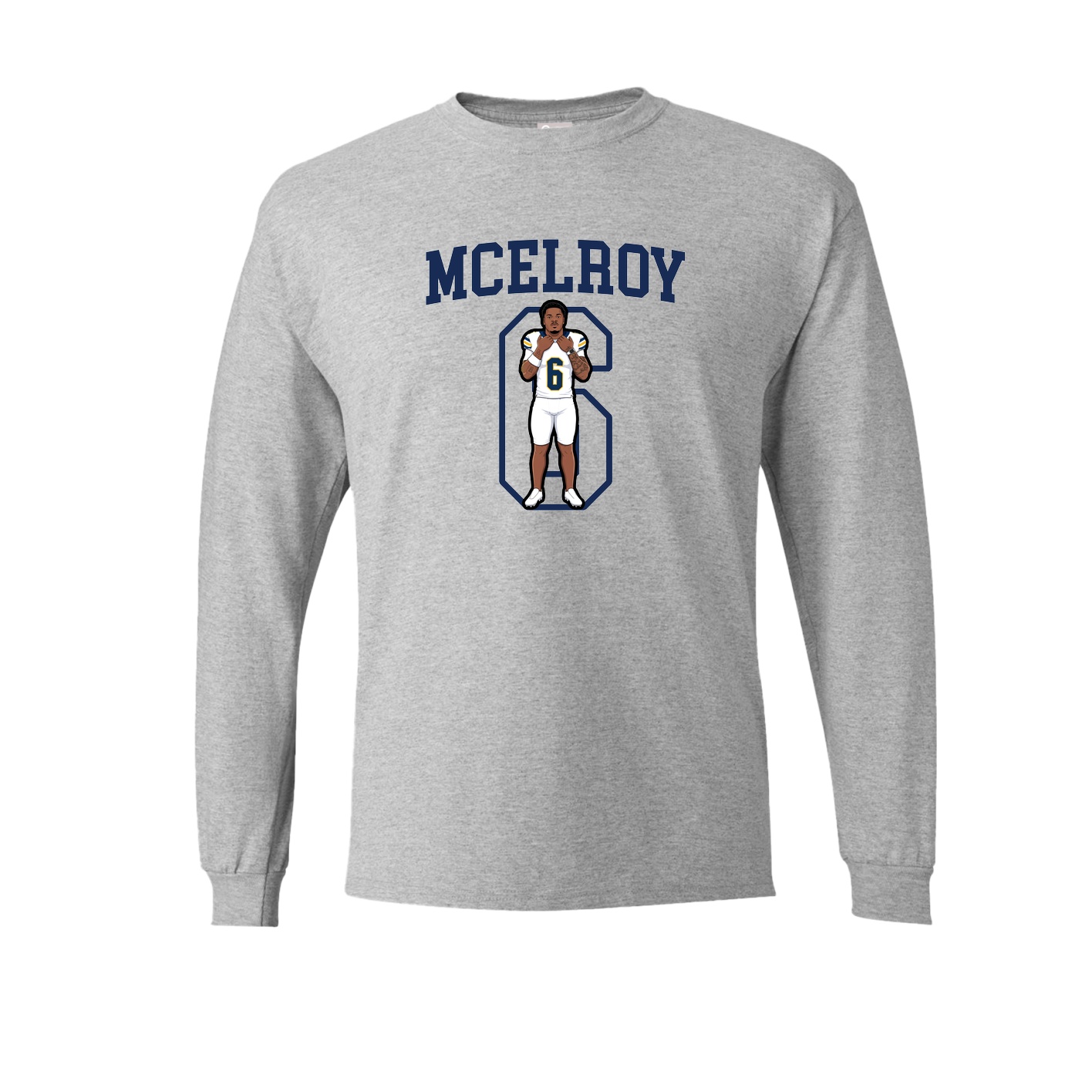 Long Sleeve Tee — Shirsey in Grey