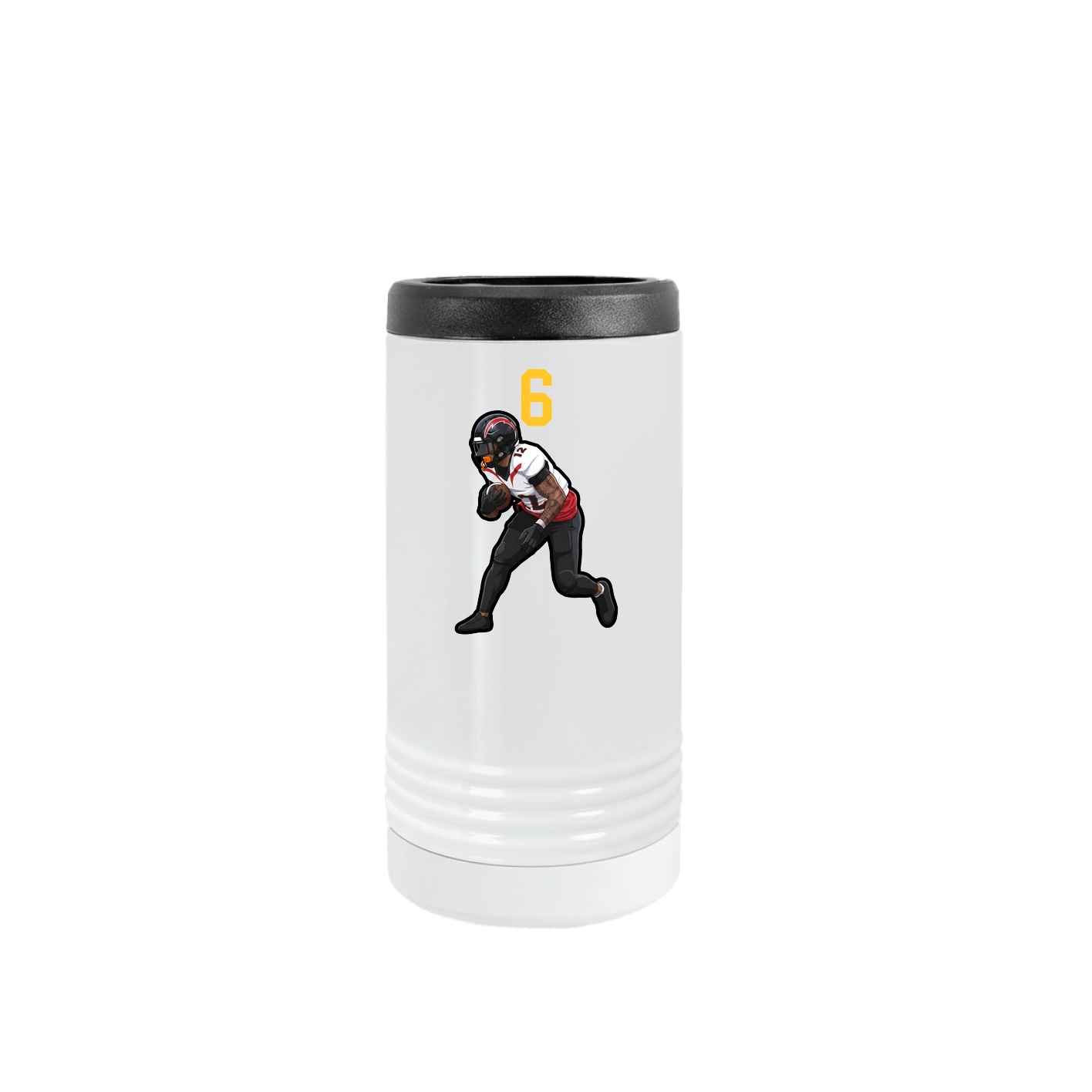 Slim Beverage Holder — Number Top in White