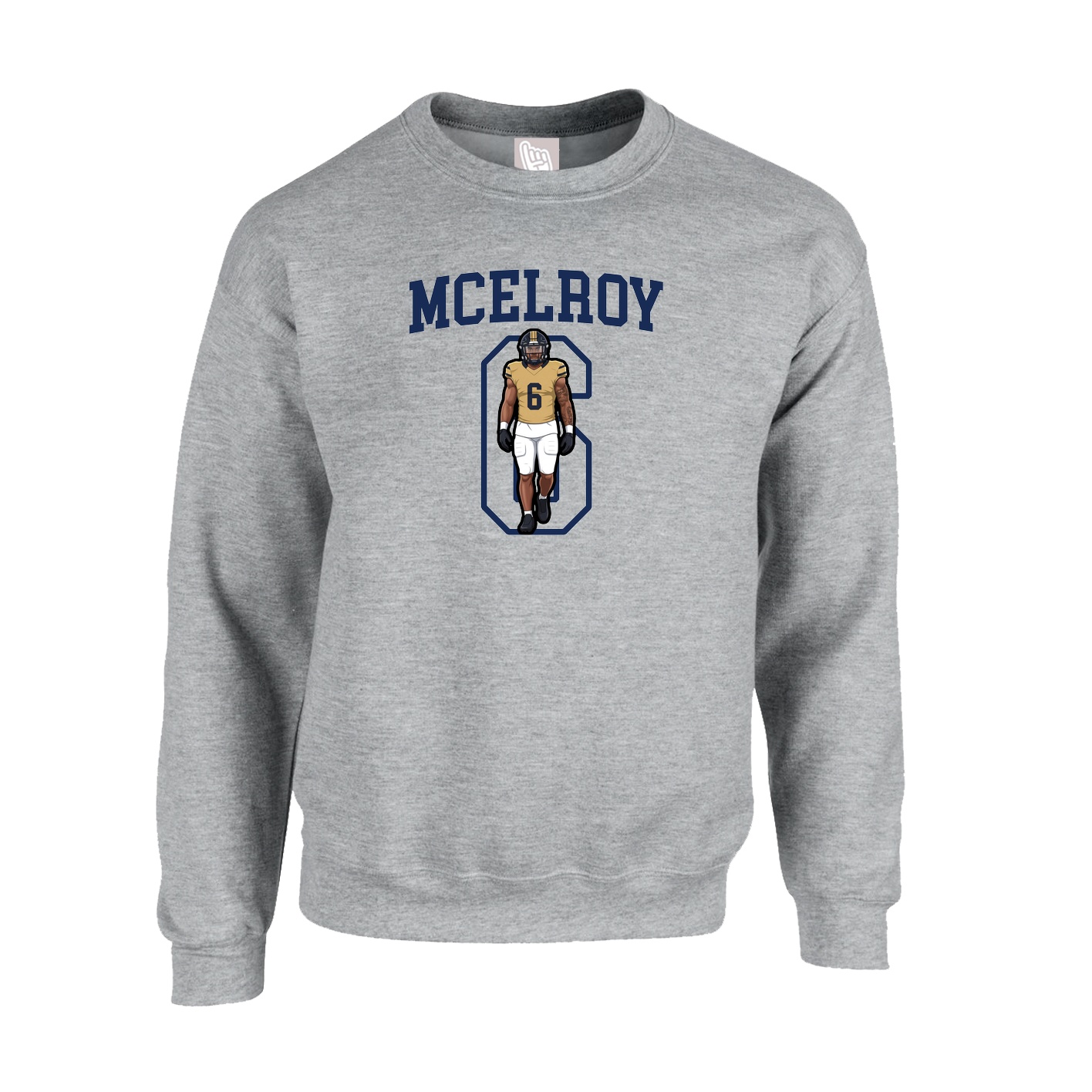 Fleece Crew — Shirsey in Grey