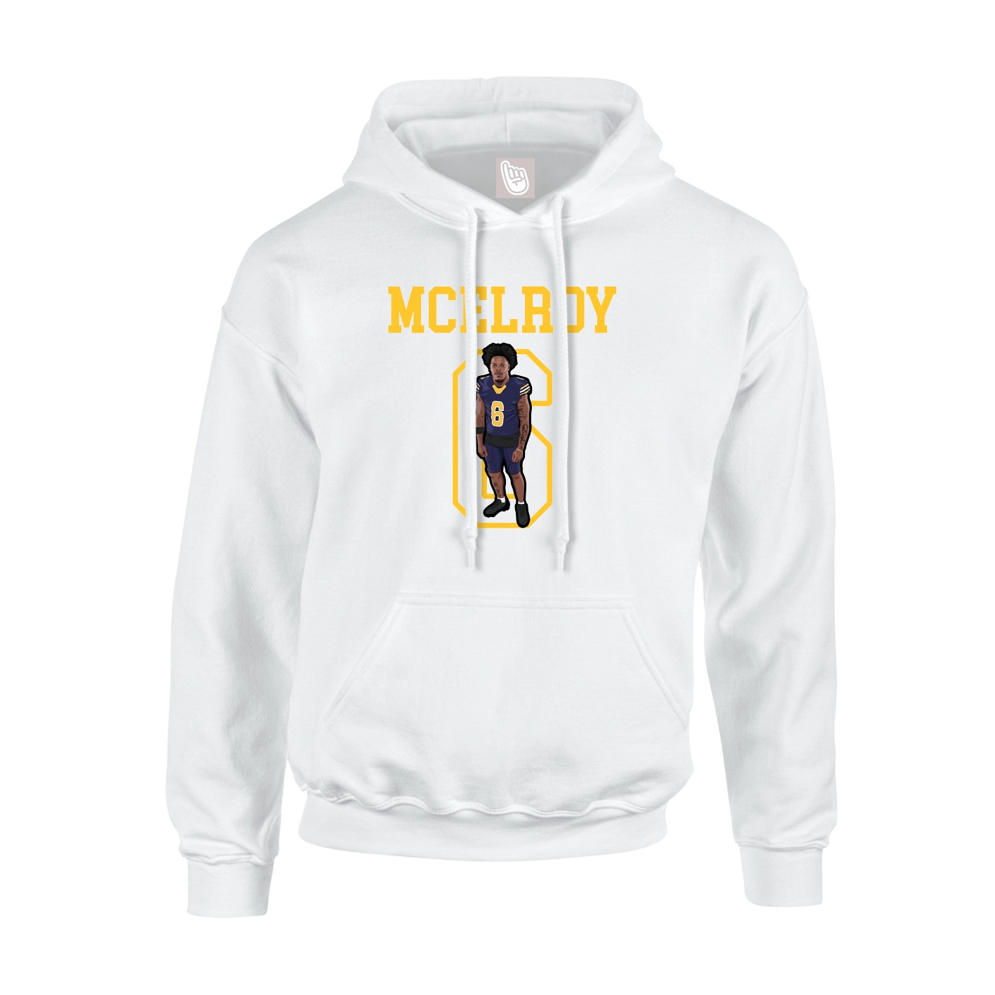 Youth Hoodie — Shirsey in White