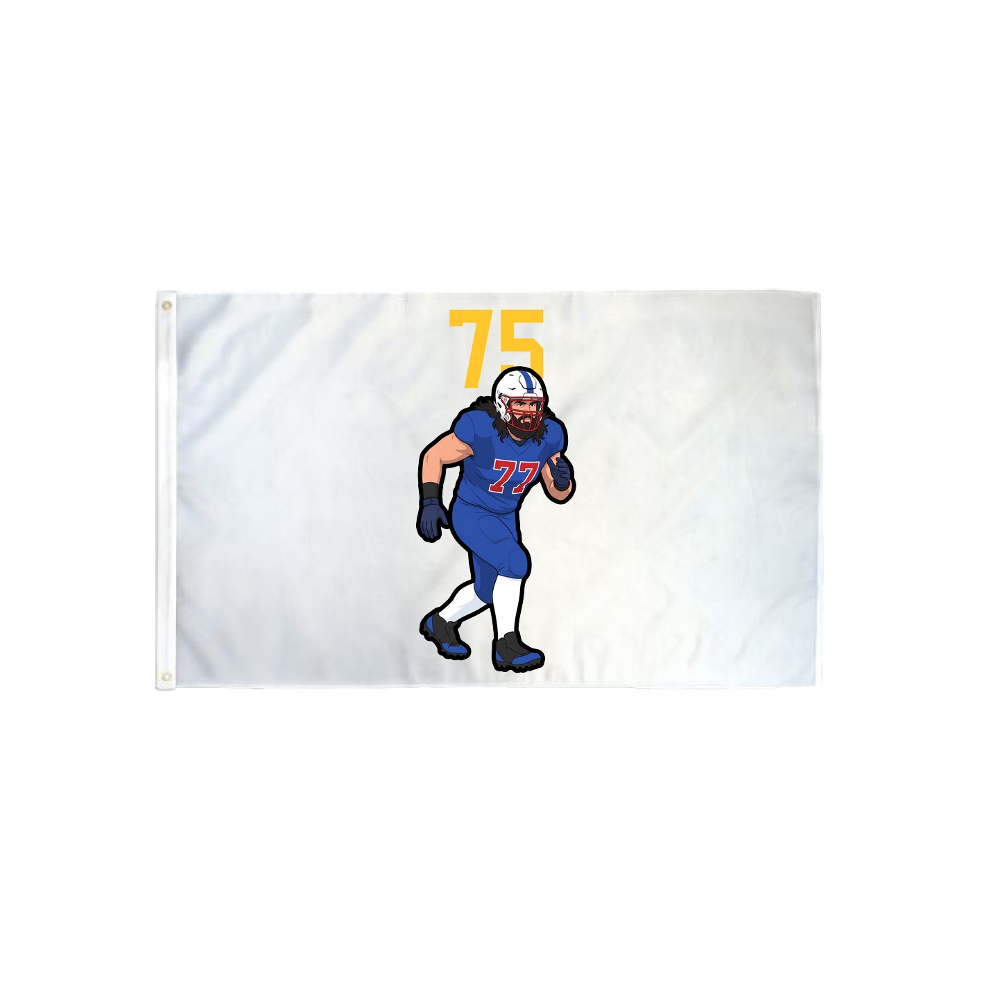3x5 Flag — Number Top in Classic
