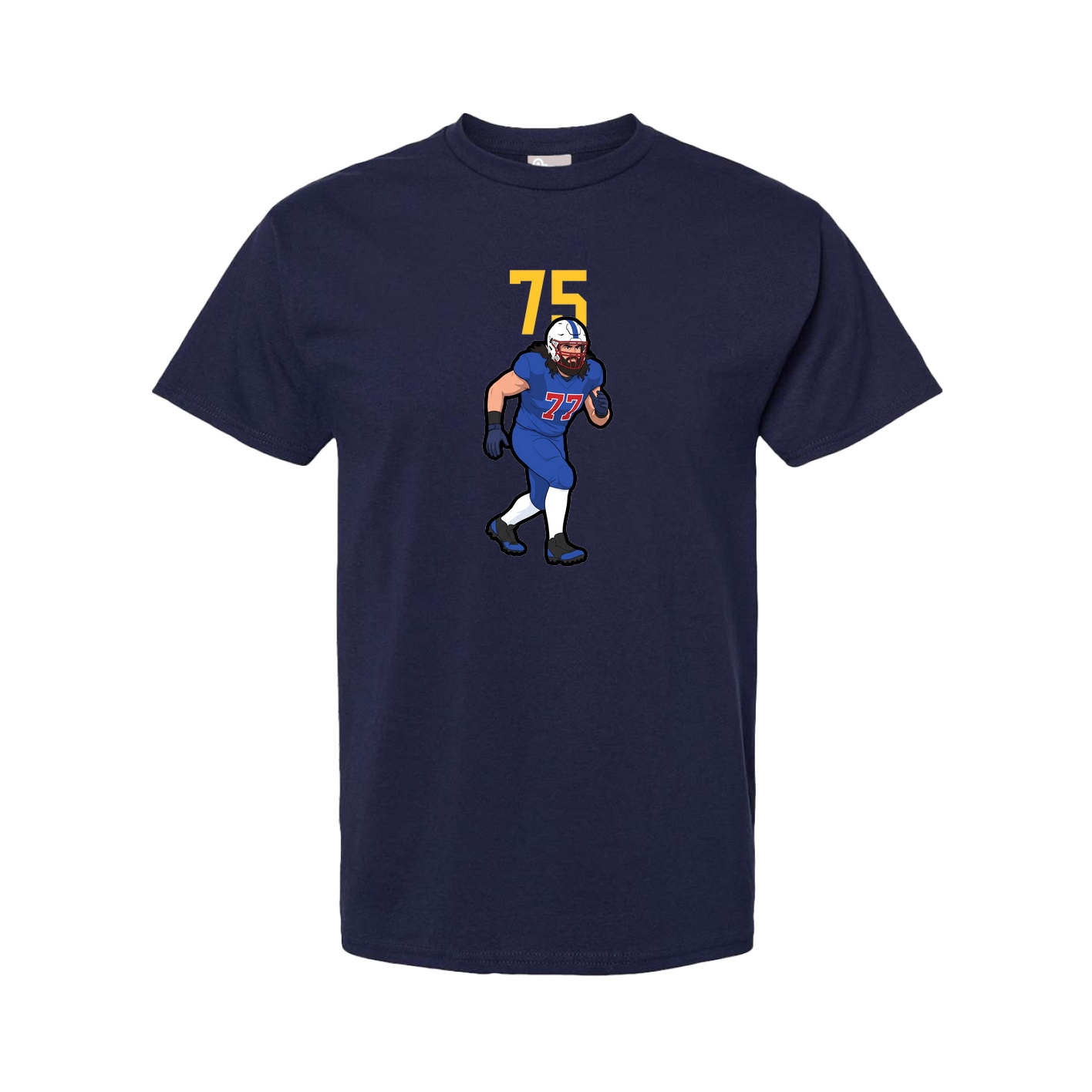 Youth Tee — Number Top in Navy