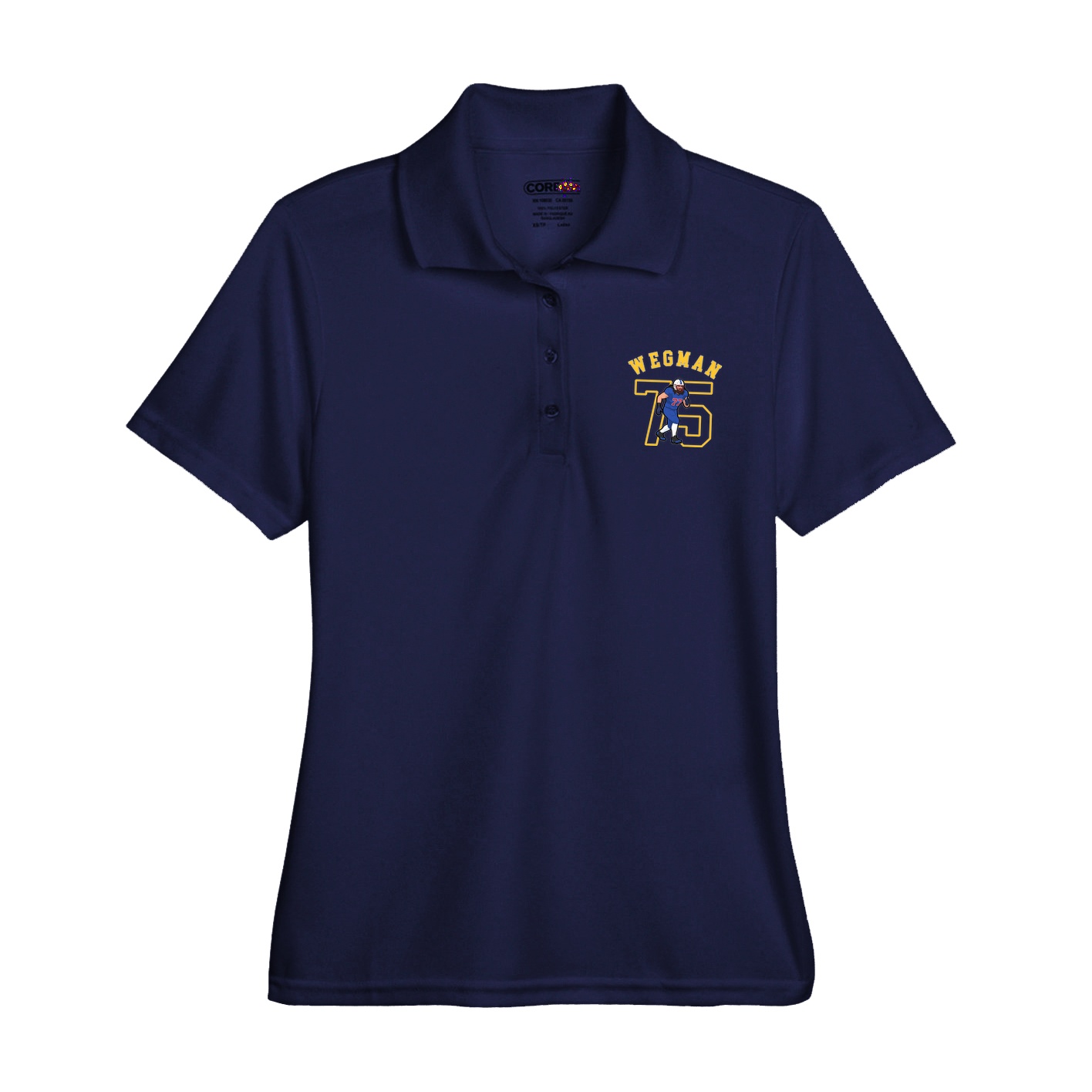 Womens Performance Polo — Shirsey Arch in Navy