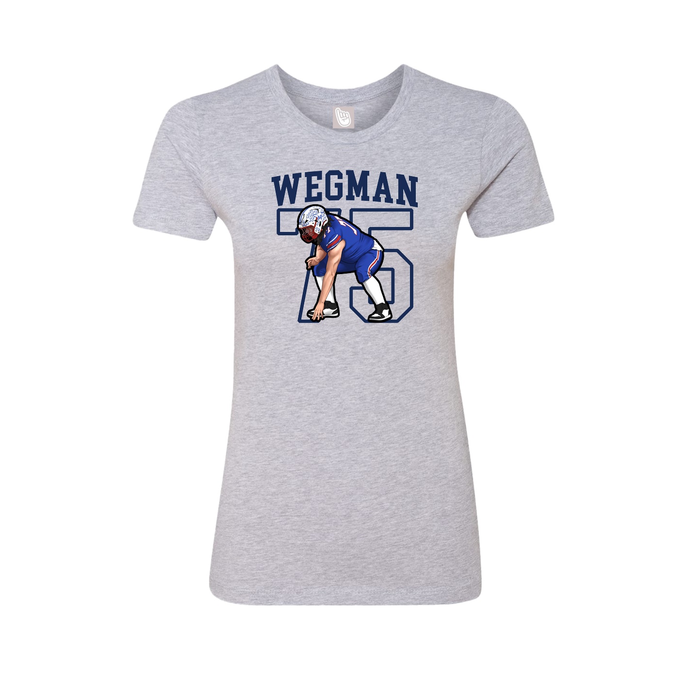 Fitted Women's Tee — Shirsey in Grey