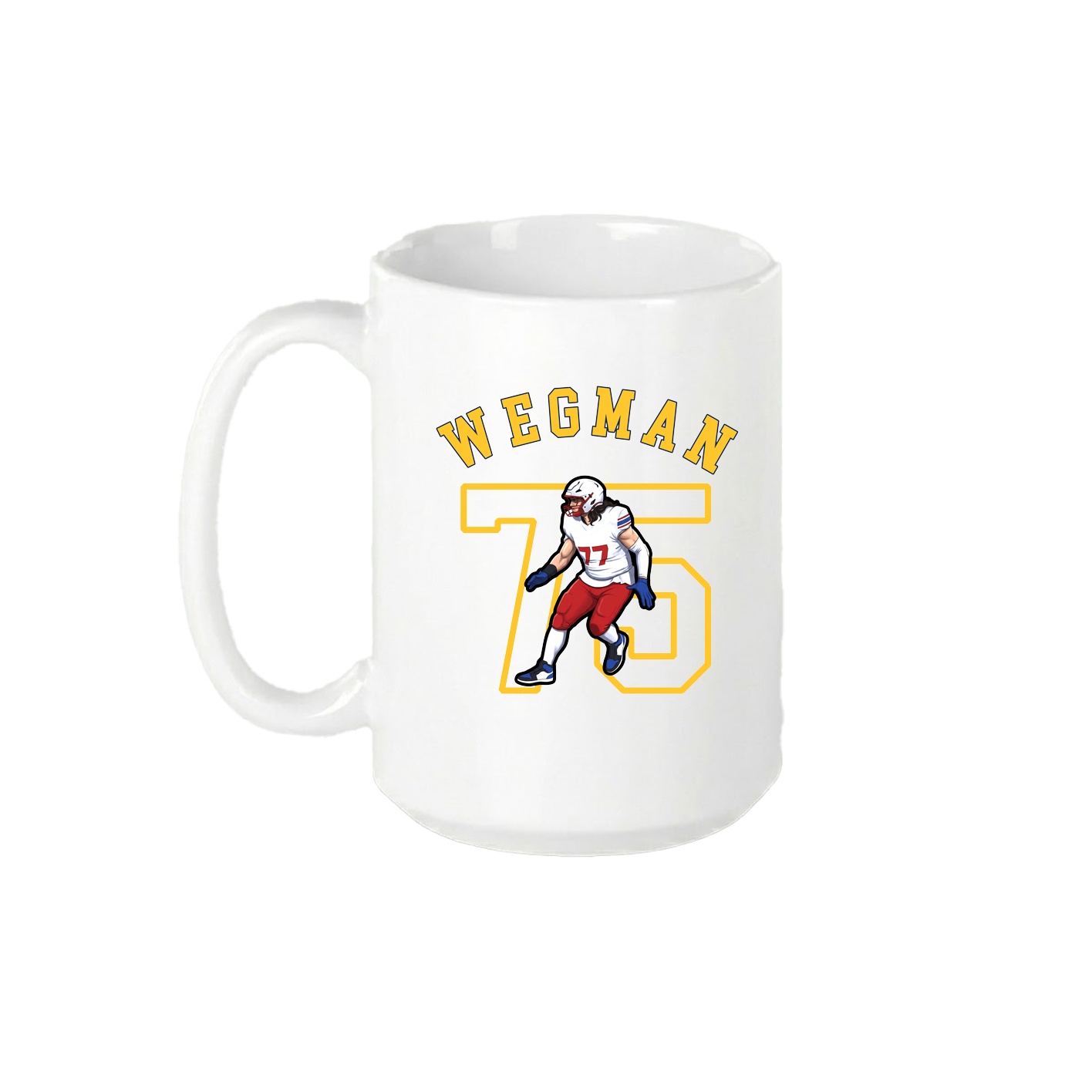 15oz Coffee Mug — Shirsey Arch in White