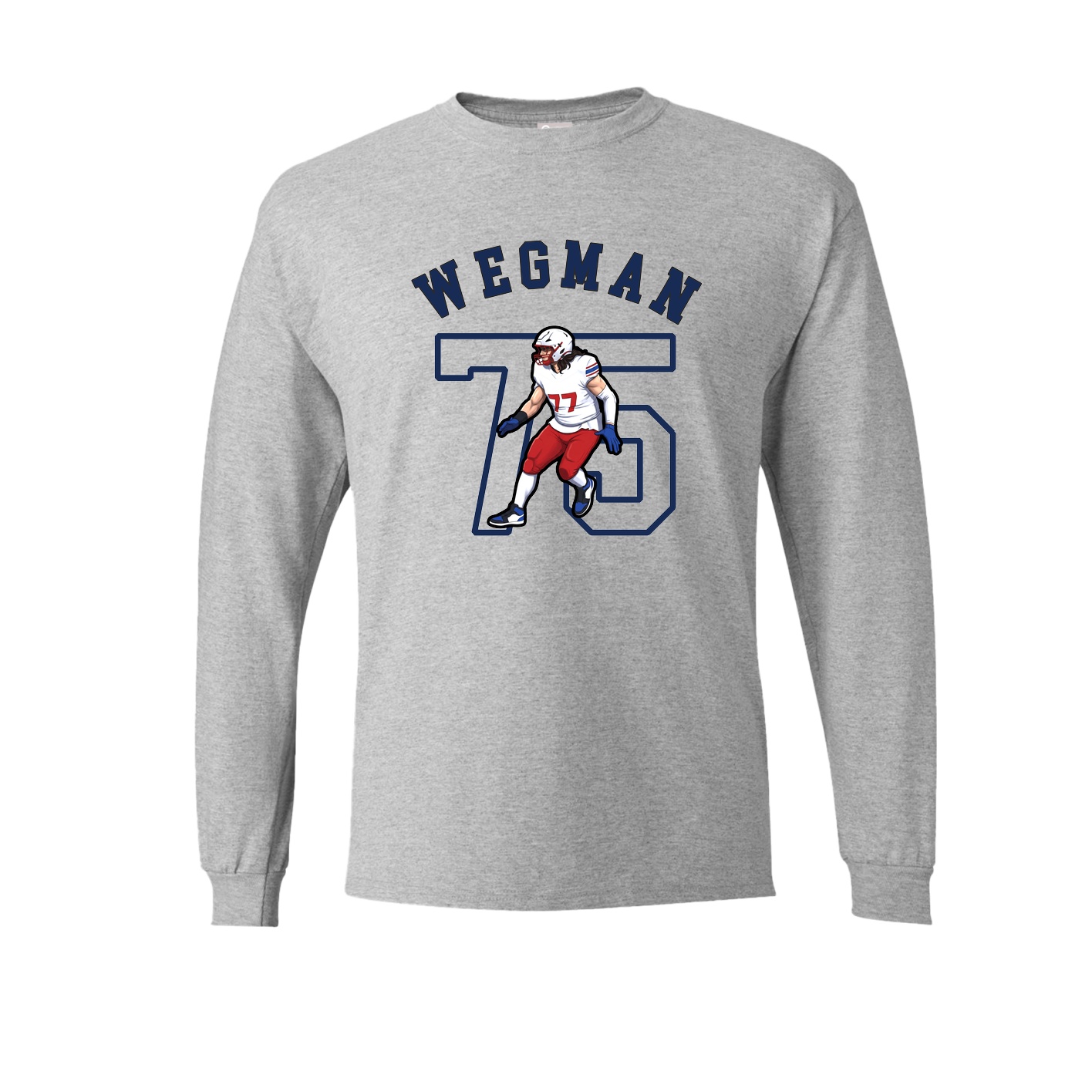 Long Sleeve Tee — Shirsey Arch in Grey