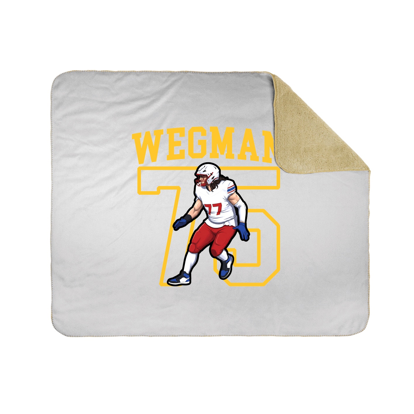 50x60 Sherpa Lined Throw Blanket