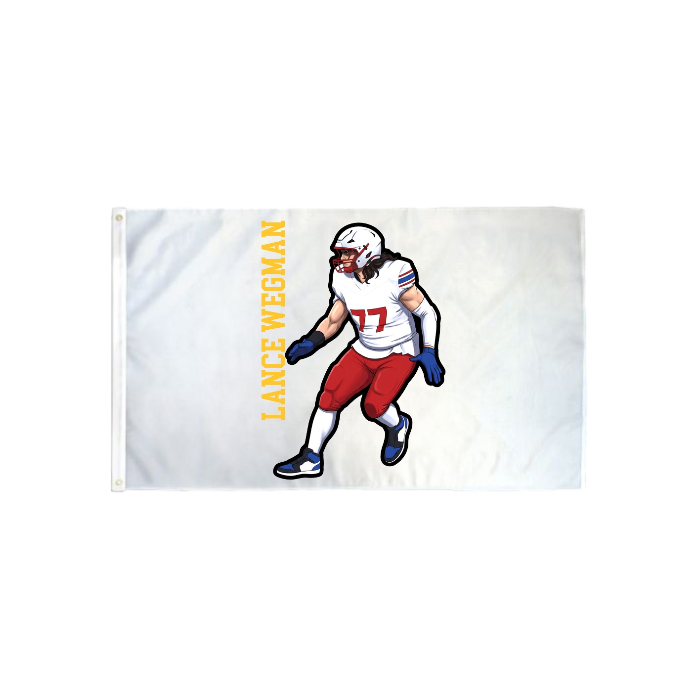 3x5 Flag — Name Vertical in Classic
