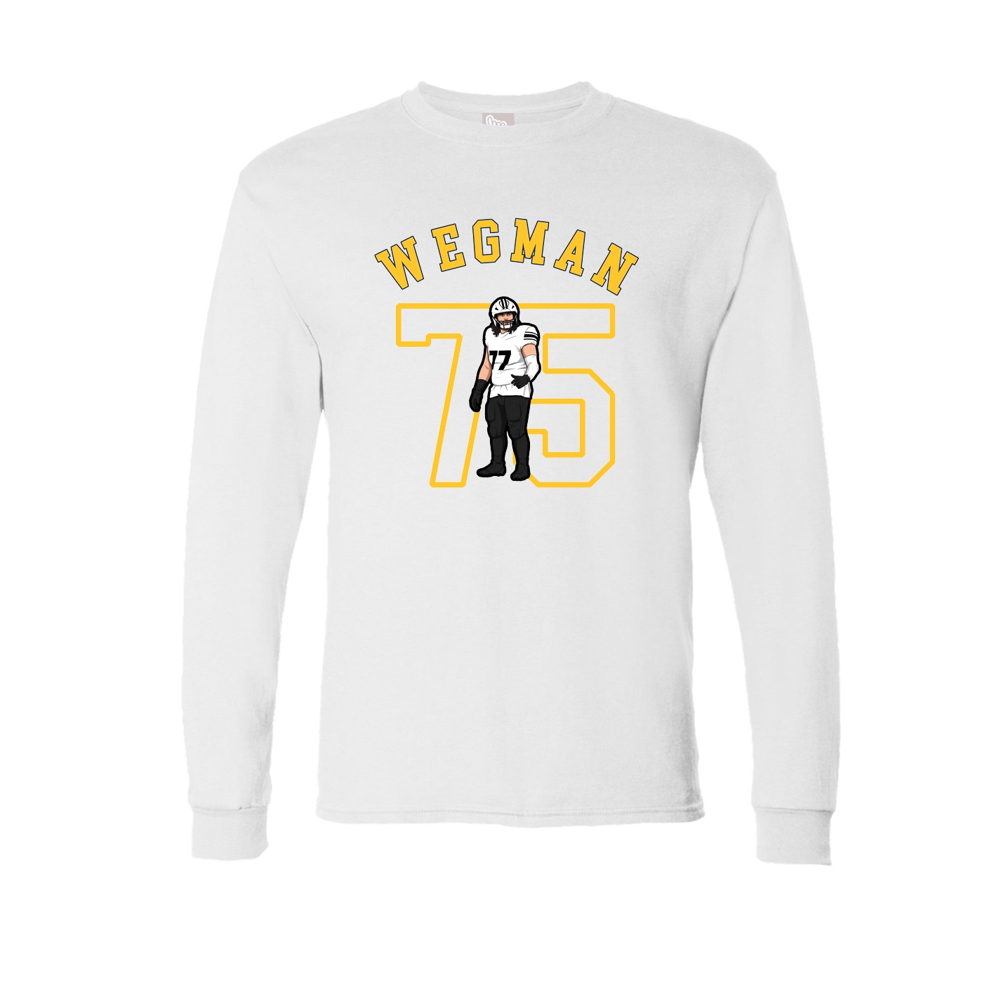 Long Sleeve Tee — Shirsey Arch in White