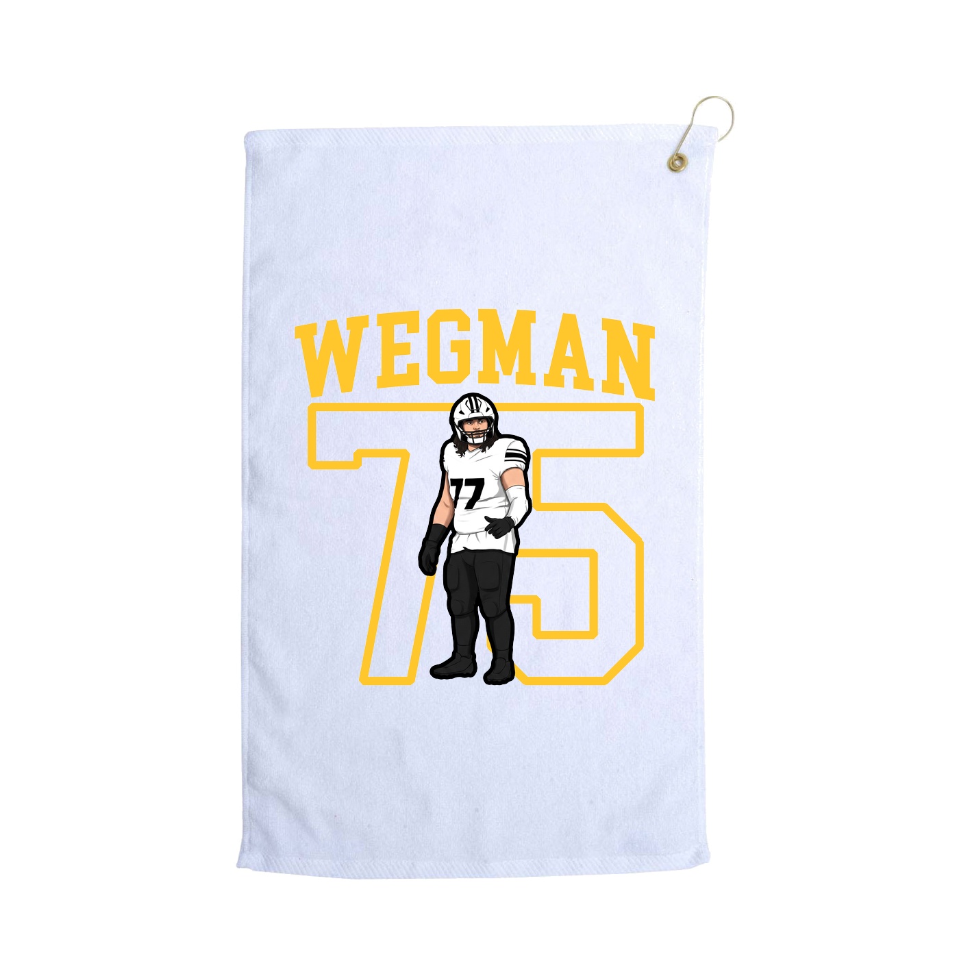Golf Towel — Shirsey in White